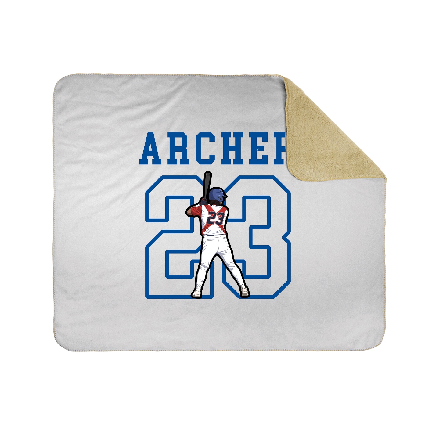 Throw Blanket — Shirsey in White
