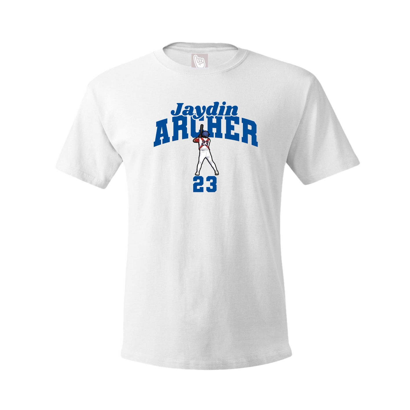 Youth Tee — Signature Arch in White