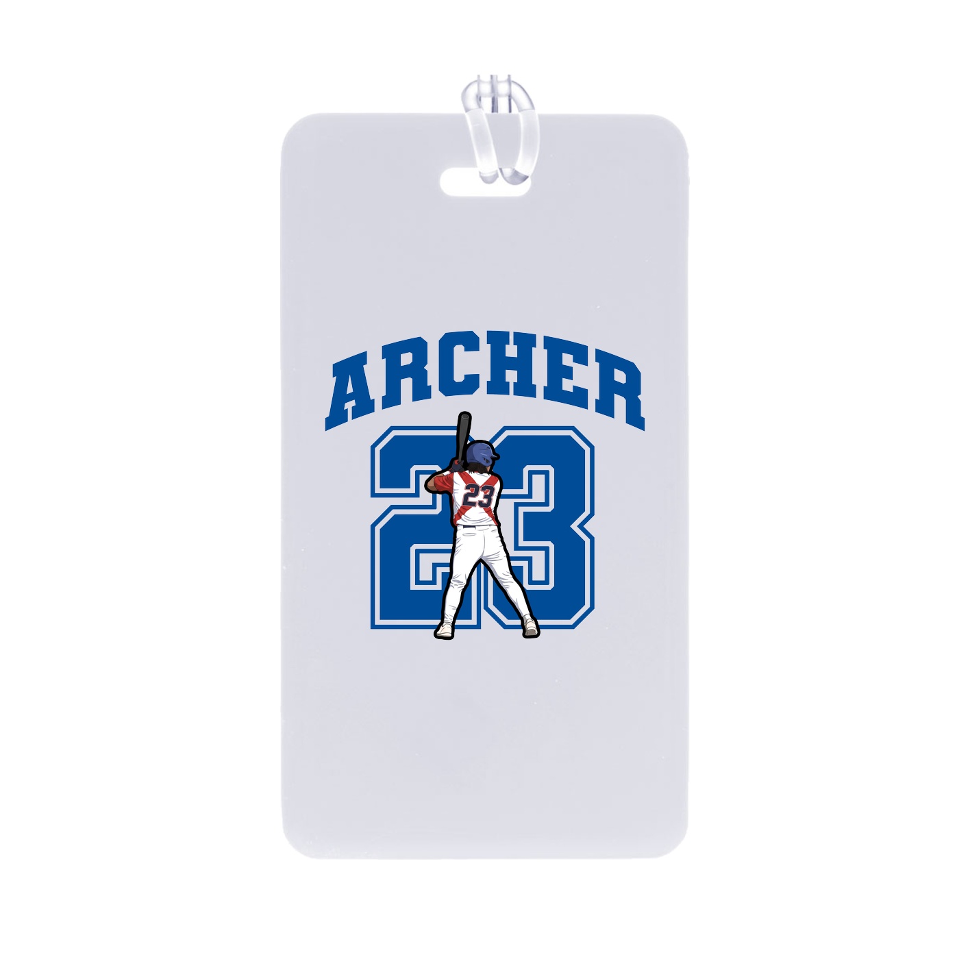 Bag Tag — Number in Classic