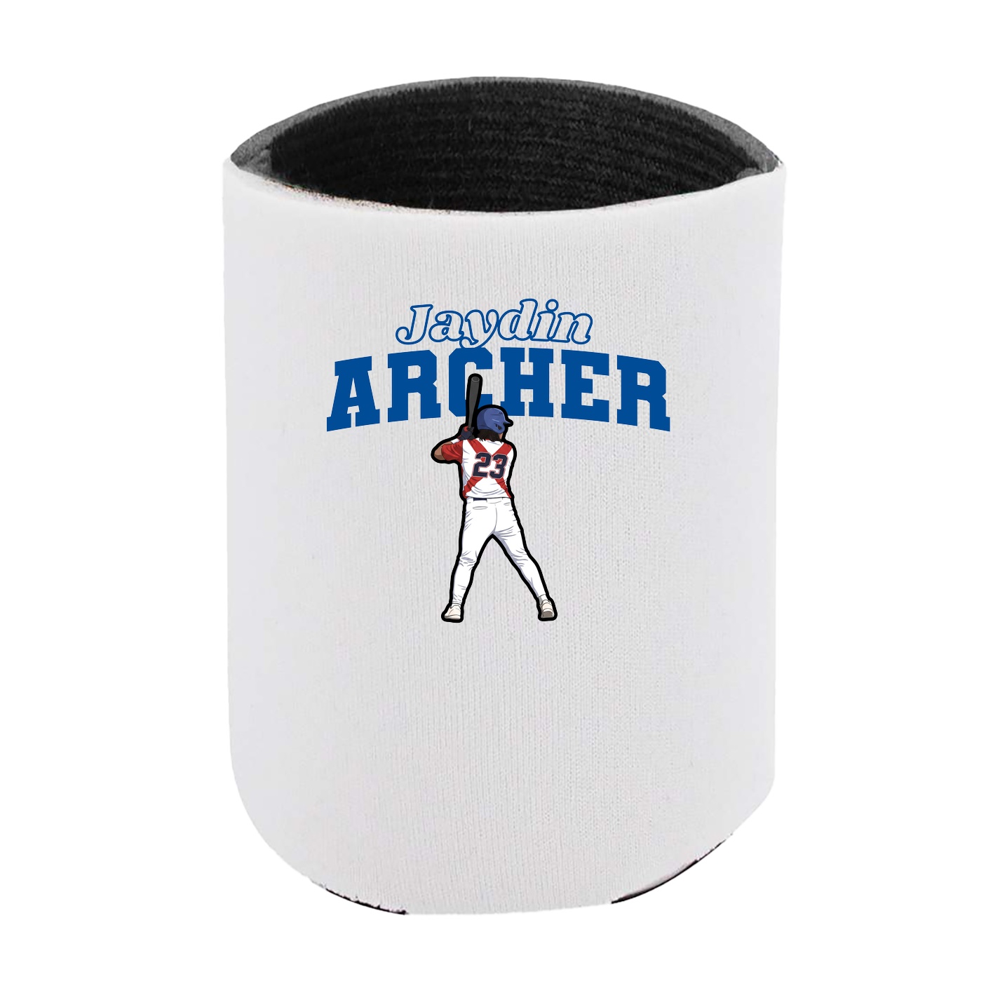 Can Holder — Name Arch in White