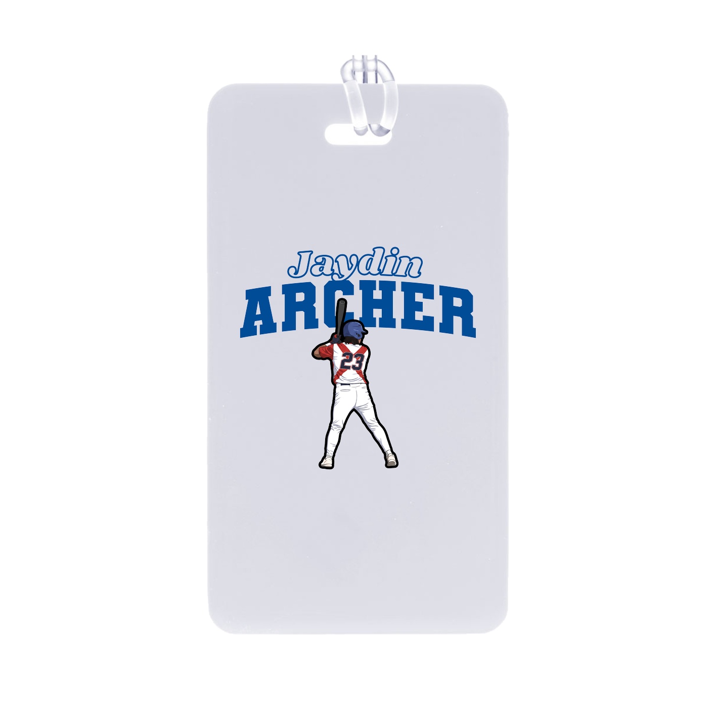 Bag Tag — Name Arch in Classic