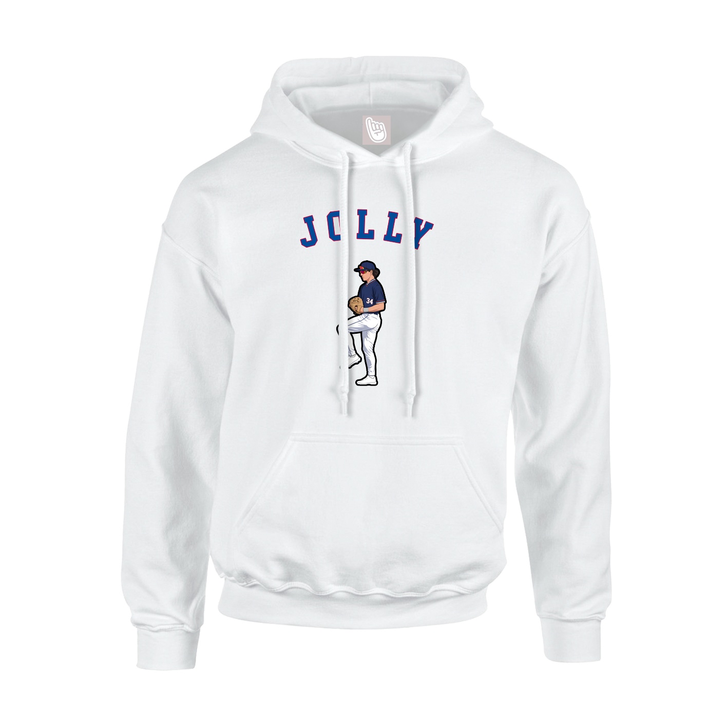 Youth Hoodie — Shirsey Arch in White