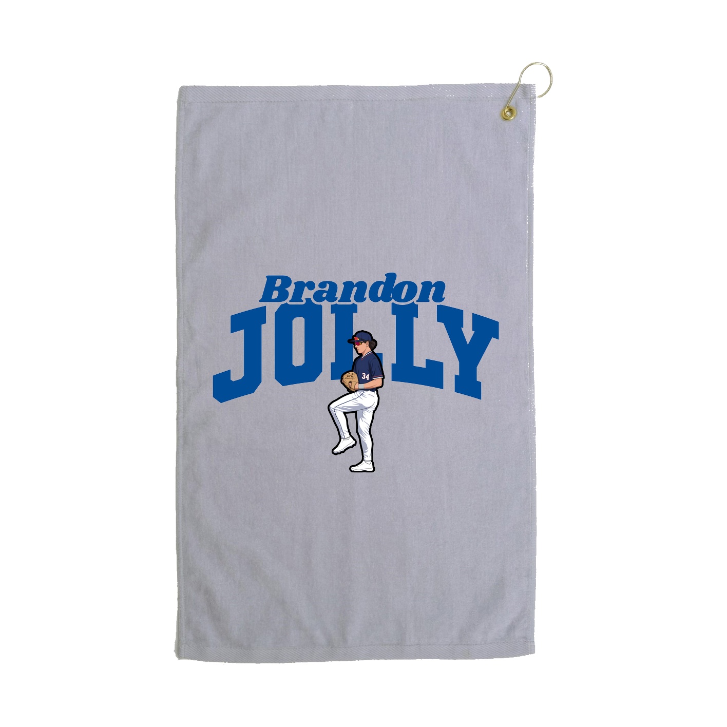 Golf Towel — Signature Arch in Grey