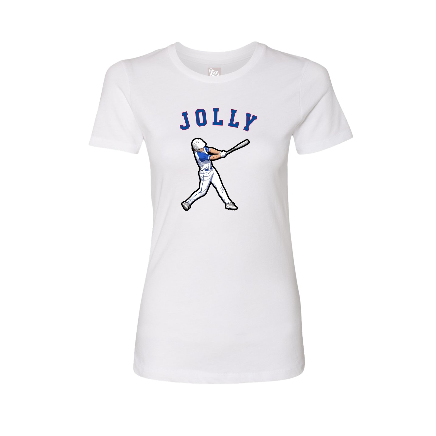Fitted Women's Tee — Shirsey Arch in White