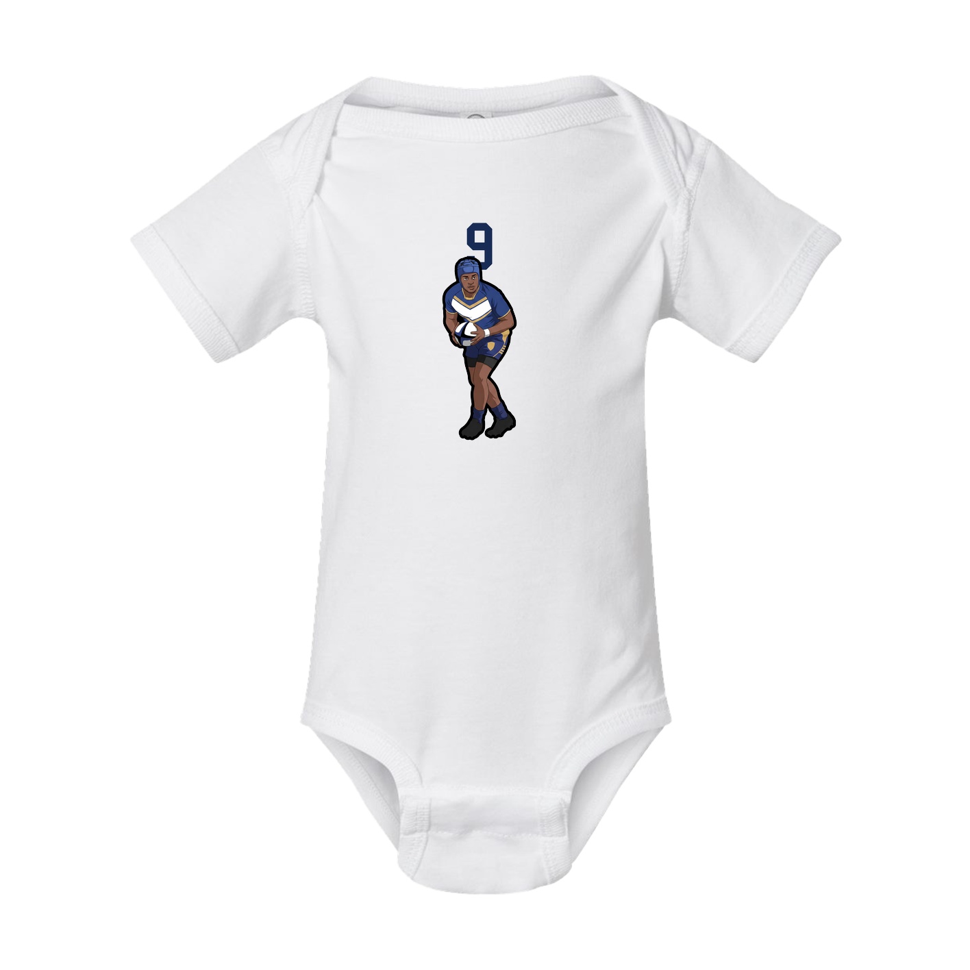 Baby Onesie — Number Top in White