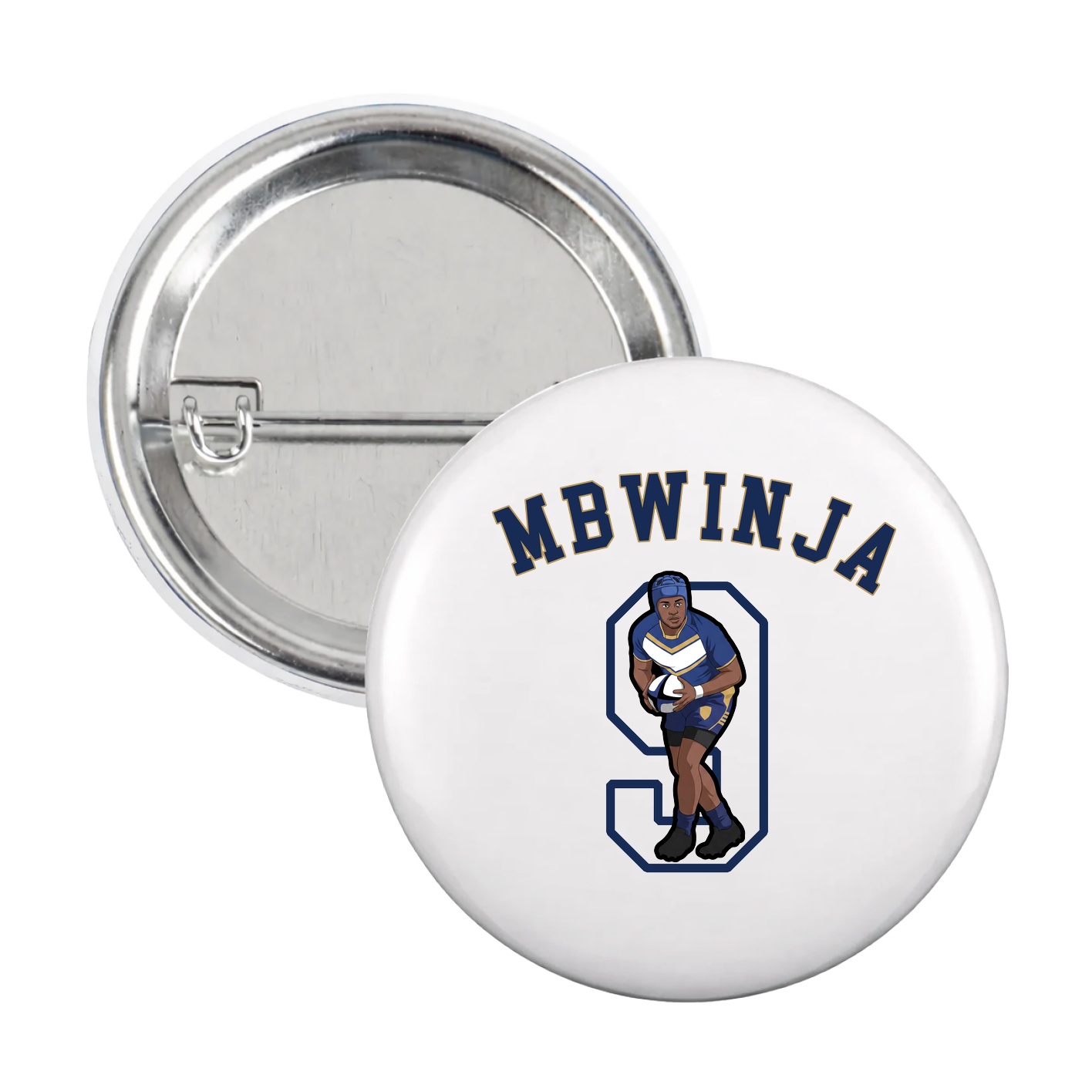 Game Day Button — Shirsey Arch in White