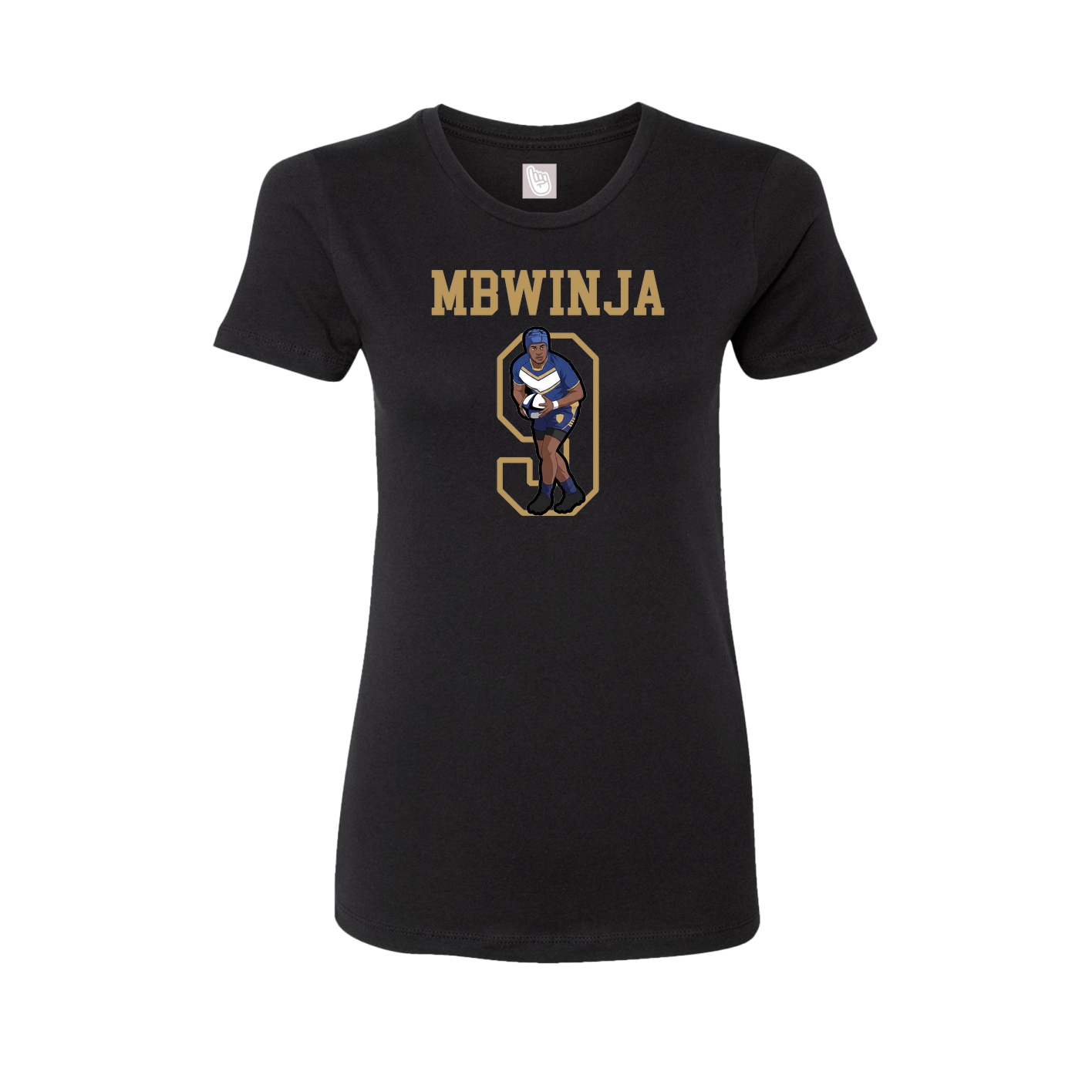 Fitted Women's Tee — Shirsey in Black