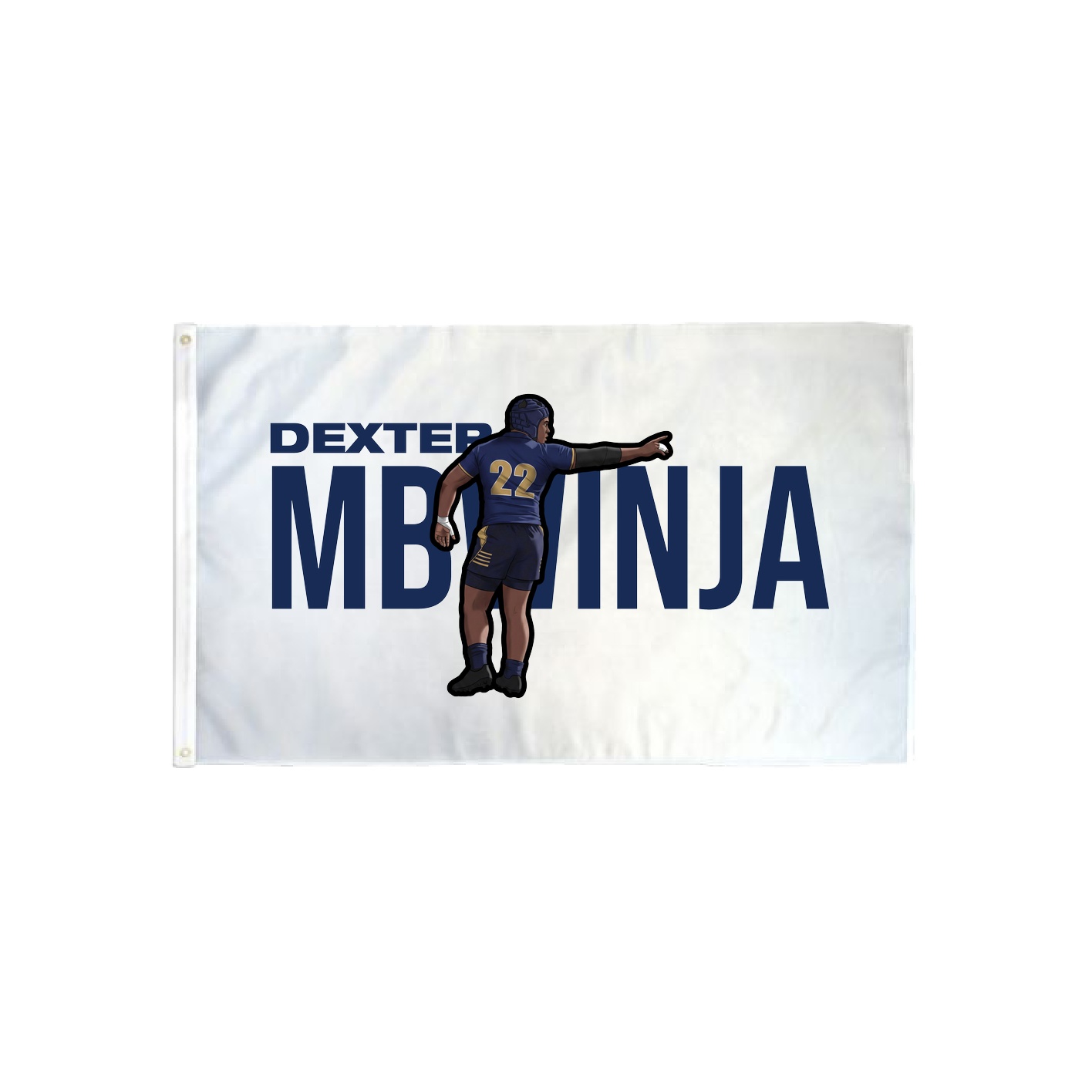 3x5 Flag — Player Name in Classic