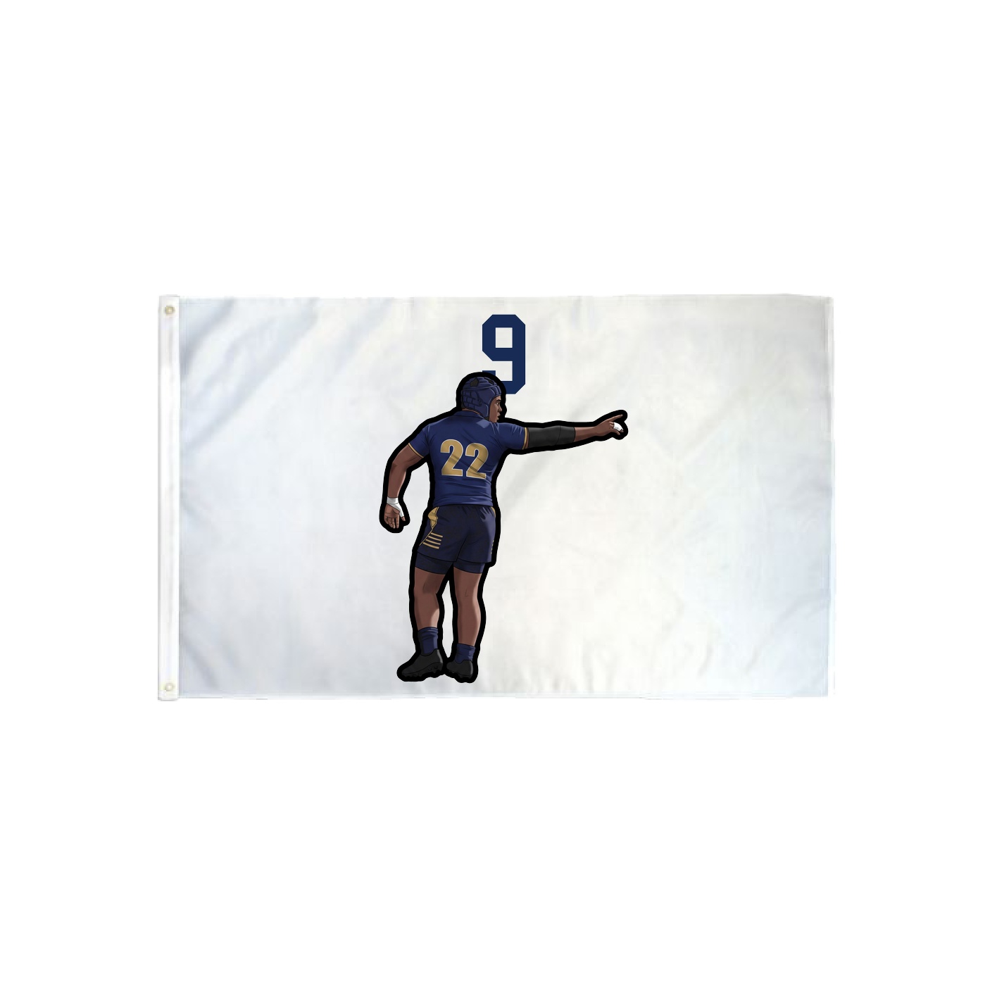 3x5 Flag — Number Top in Classic