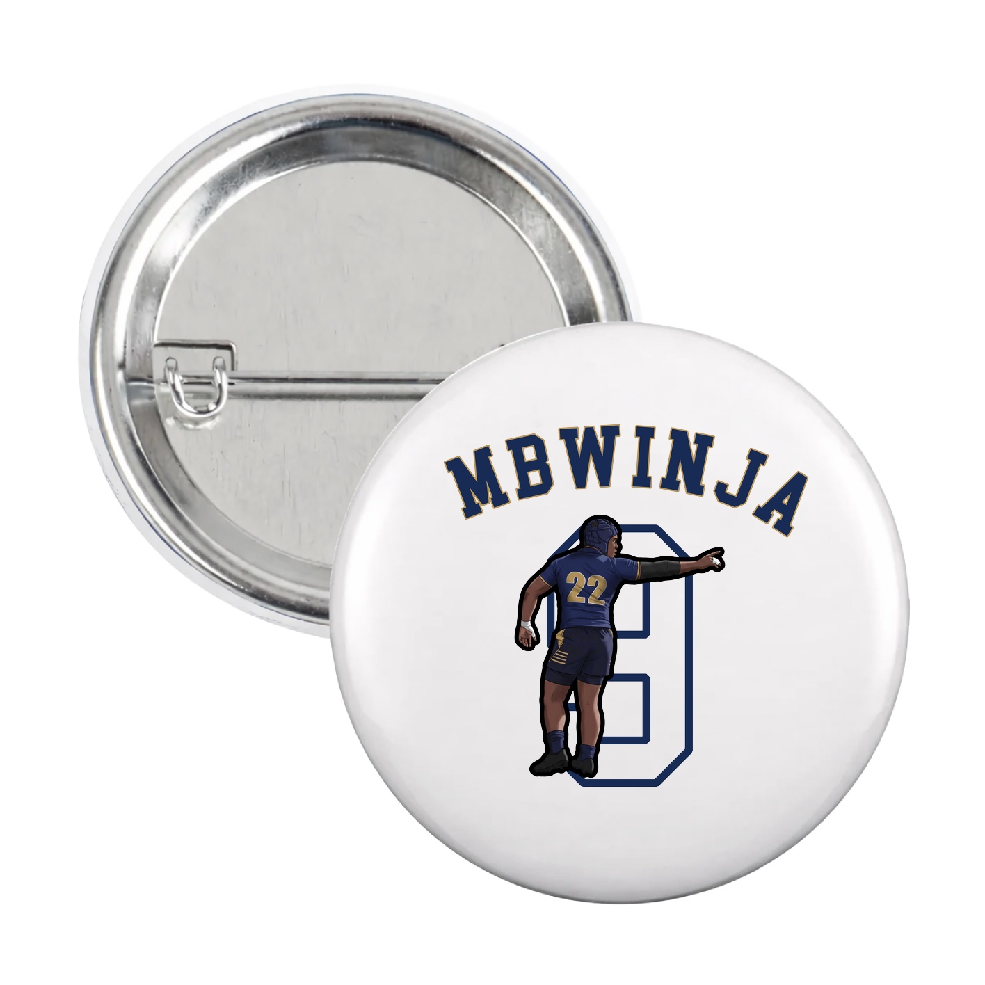 Game Day Button — Shirsey Arch in White
