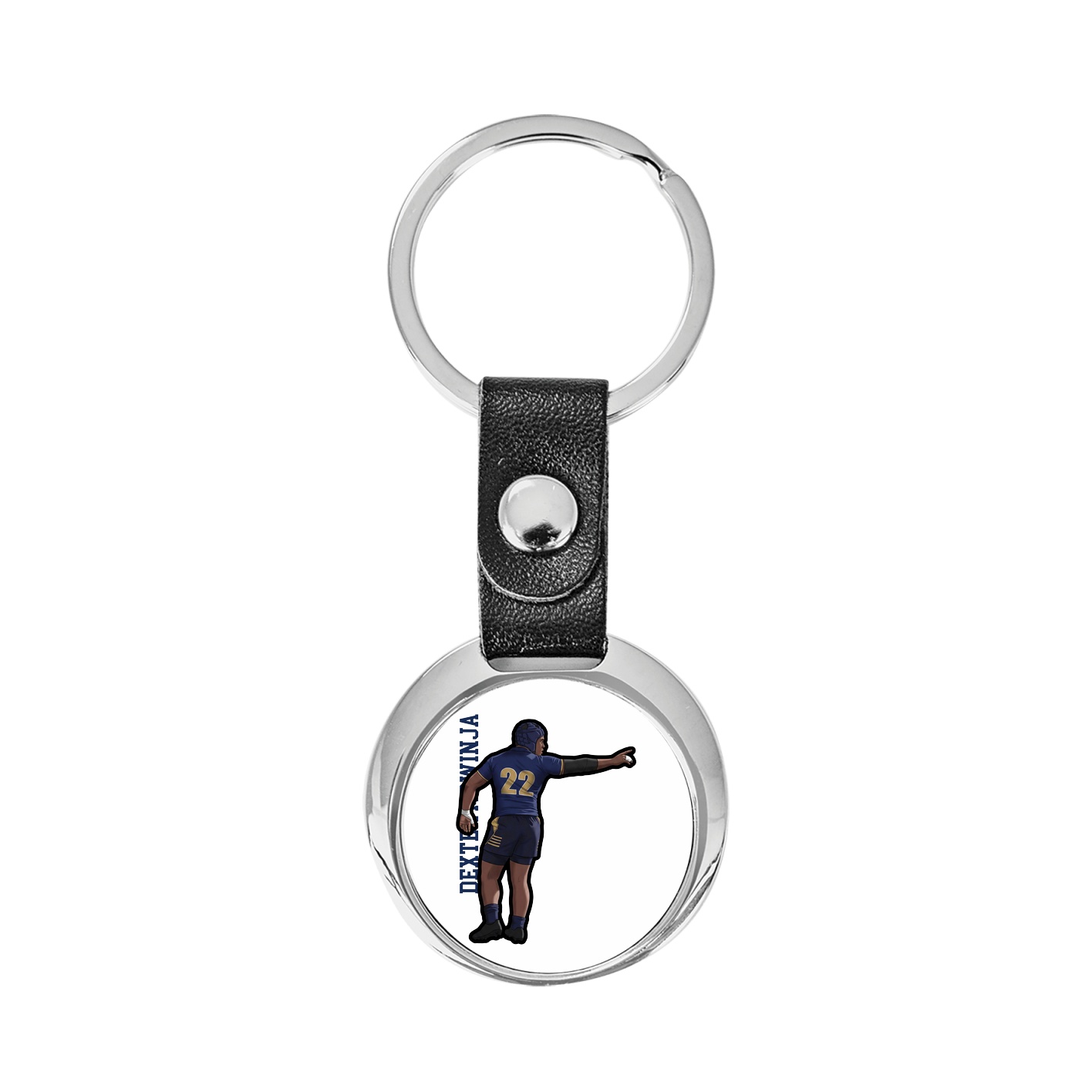 Key Chain — Name Vertical in Classic