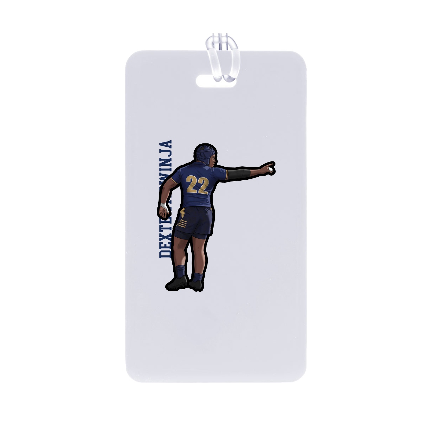 Bag Tag — Name Vertical in Classic