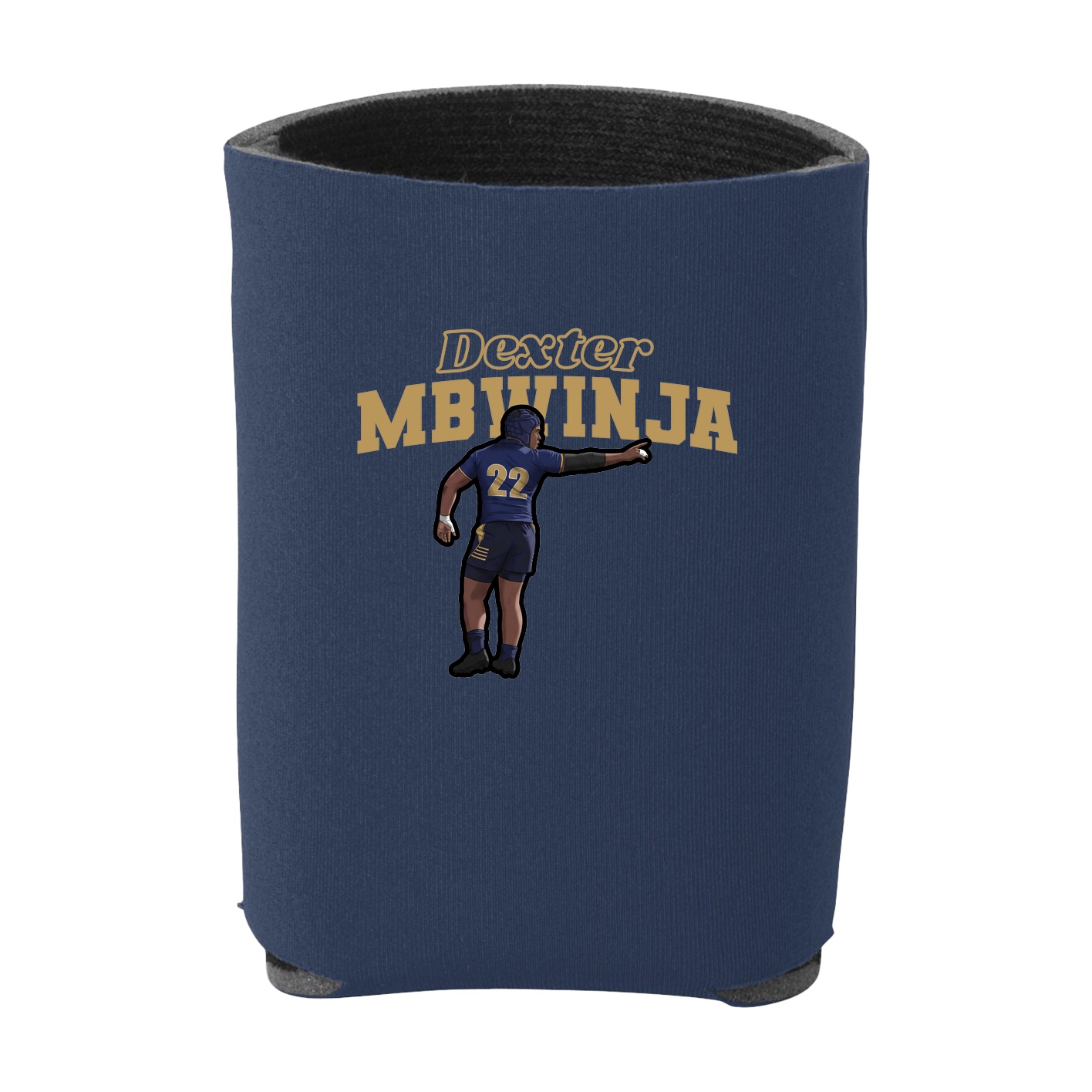 Can Holder — Name Arch in Navy