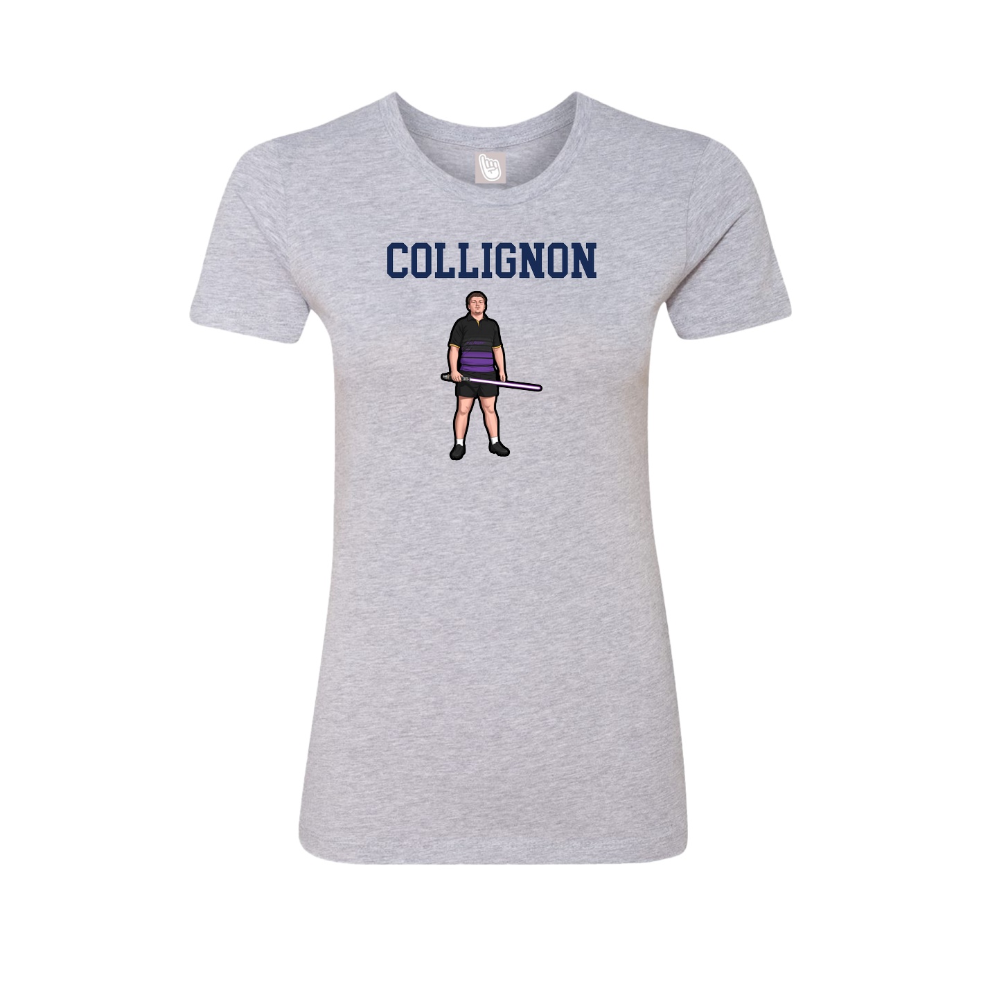 Fitted Women's Tee — Shirsey in Grey