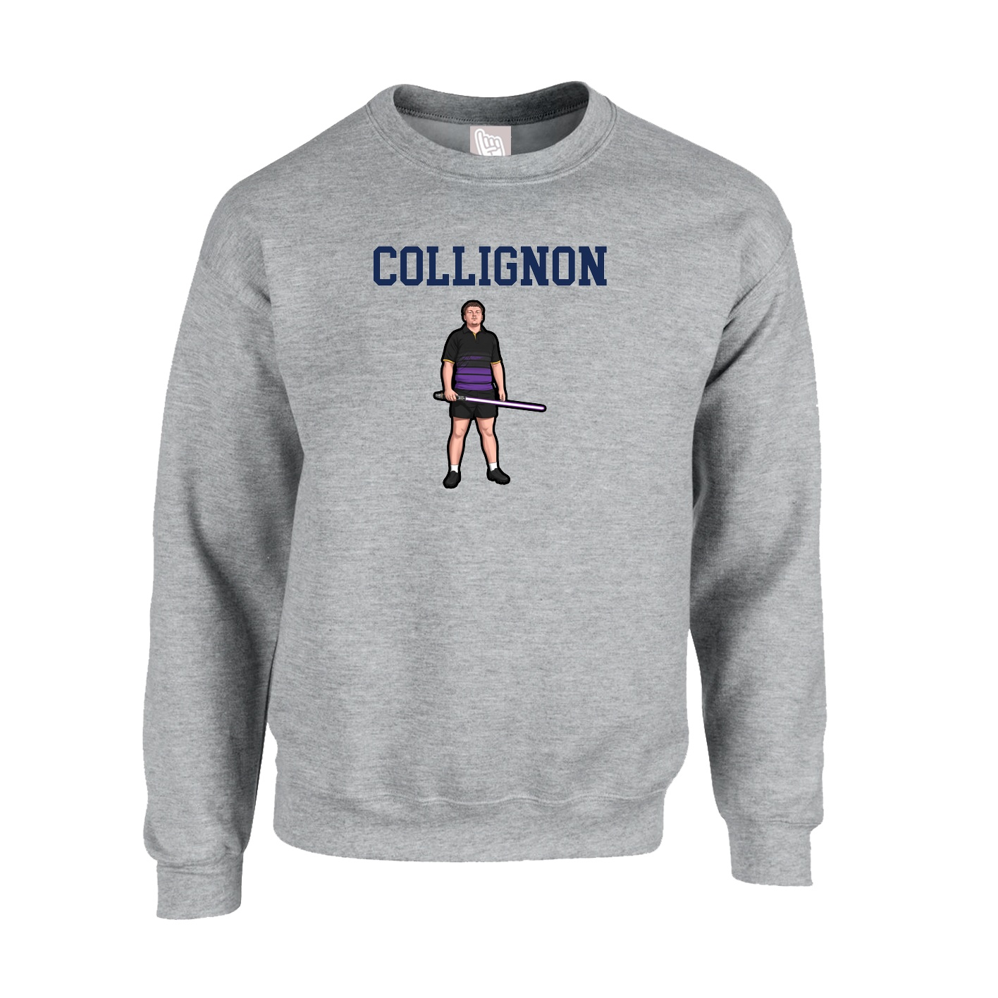 Fleece Crew — Shirsey in Grey