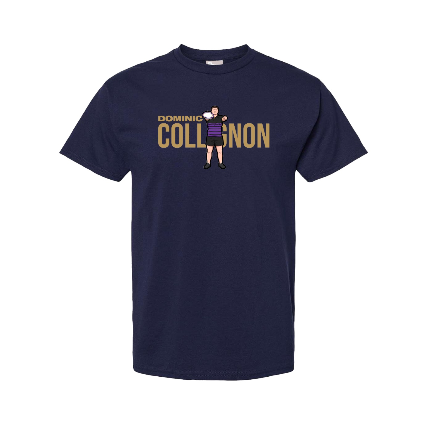 Youth Tee — Player Name in Navy