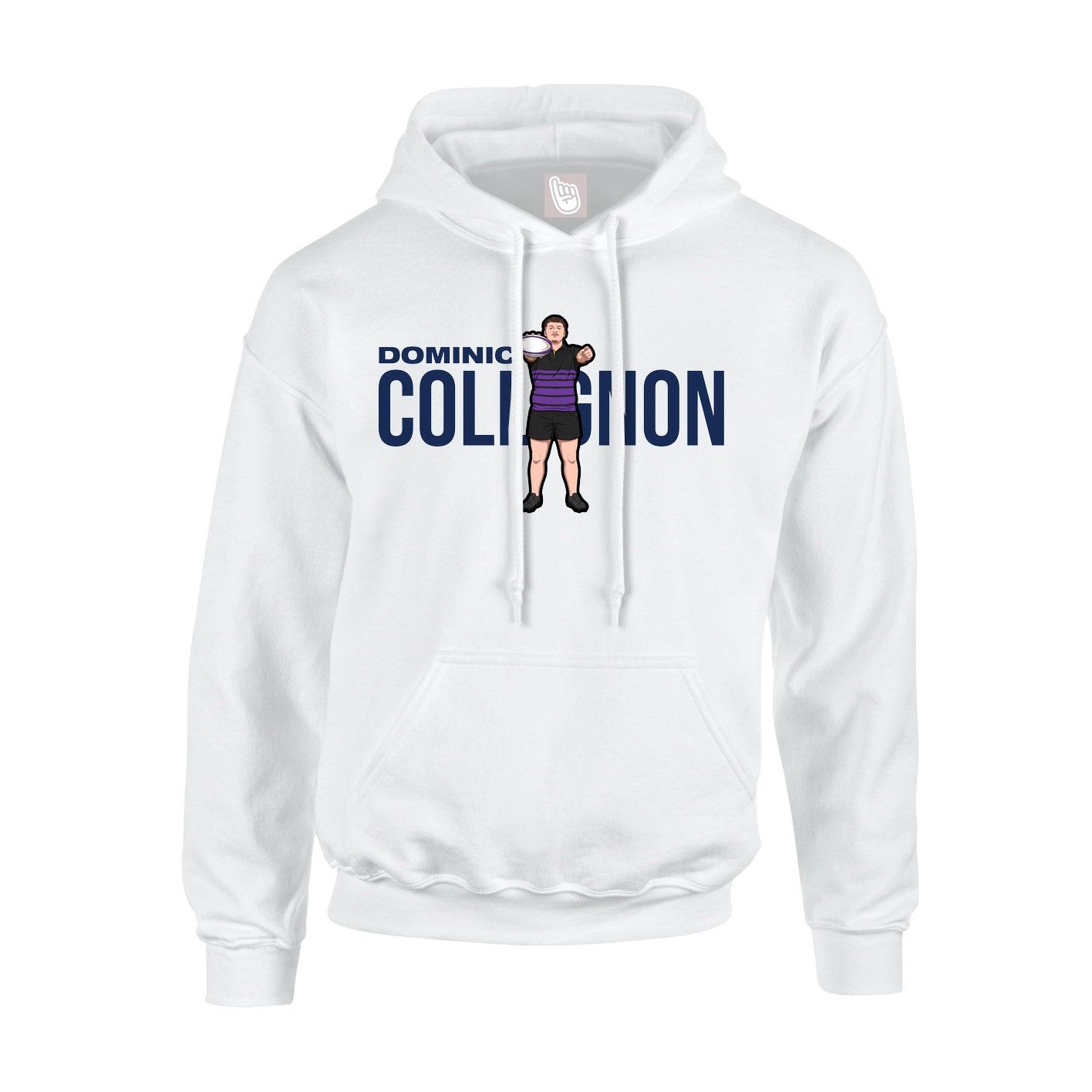 Hoodie — Player Name in White