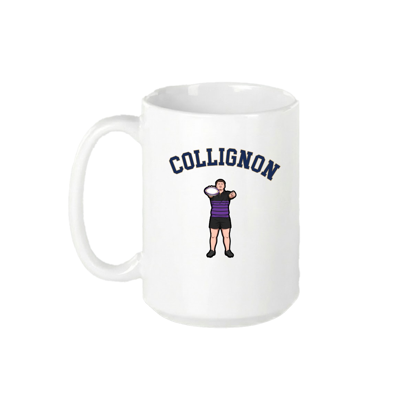 15oz Coffee Mug — Shirsey Arch in White