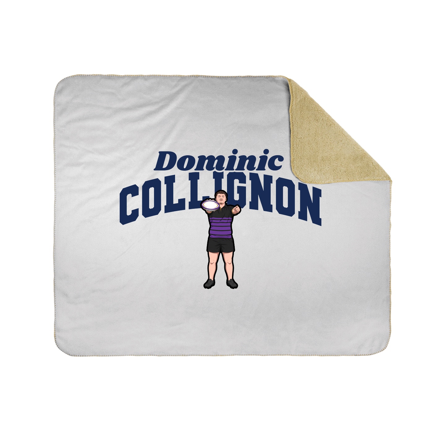 Throw Blanket — Signature Arch in White