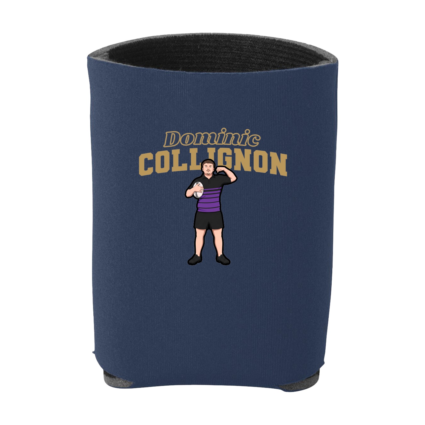Can Holder — Name Arch in Navy