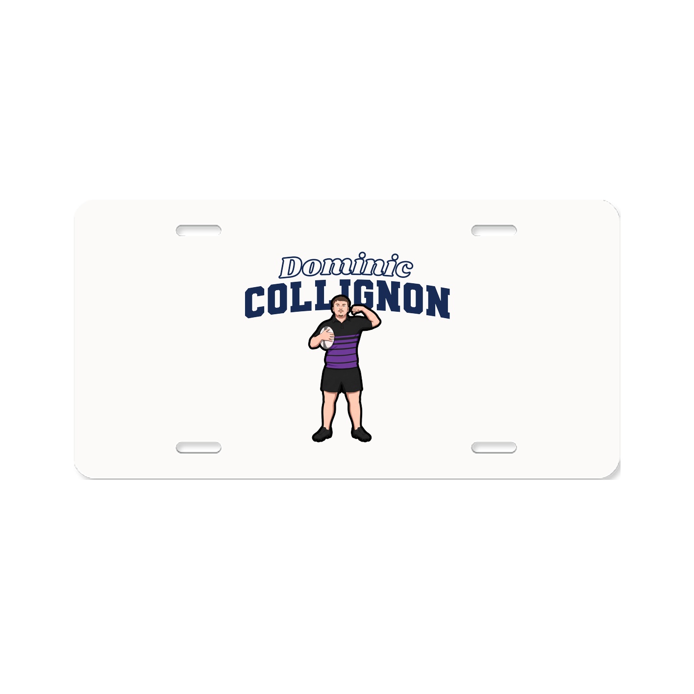 License Plate — Name Arch in Classic