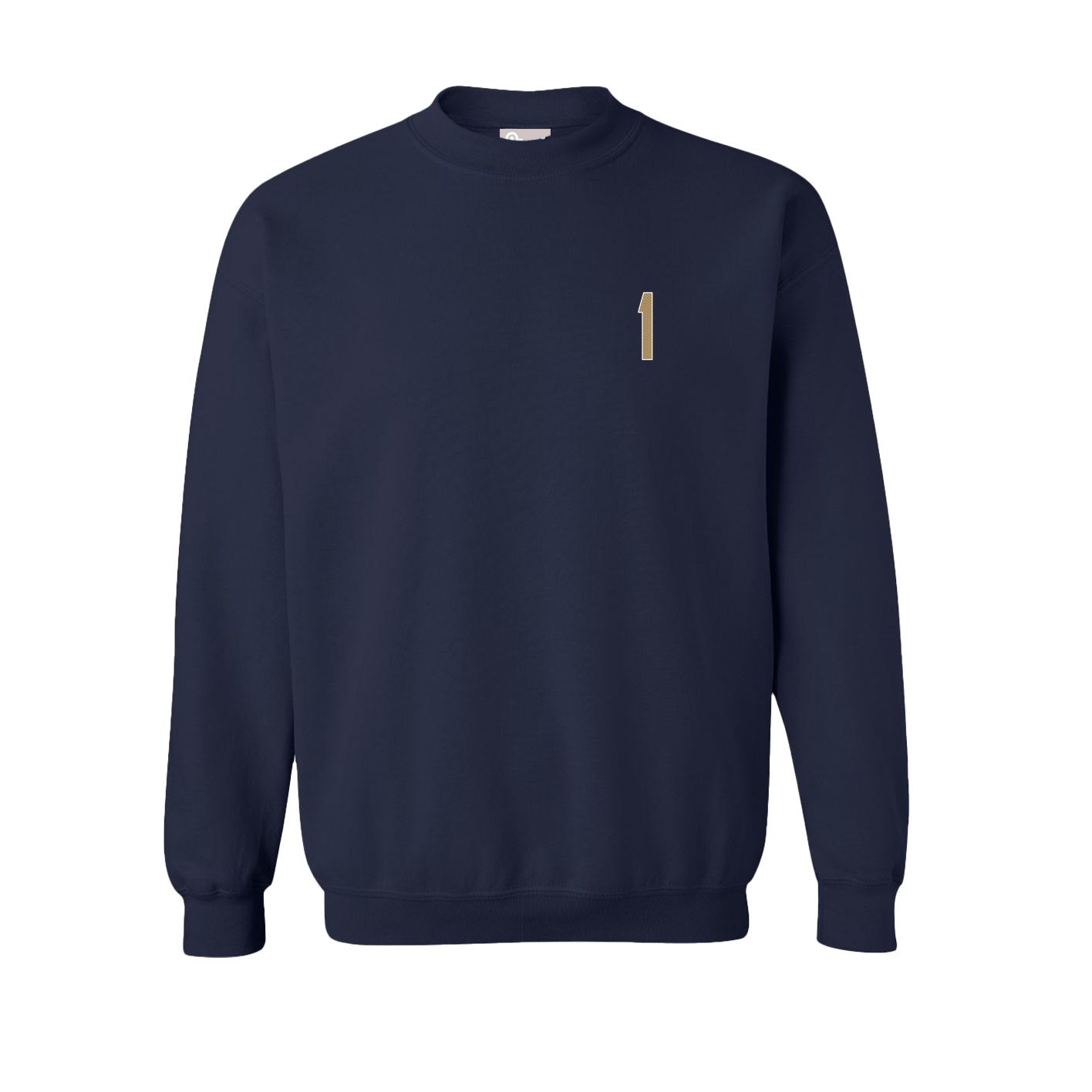 Fleece Crew — Front Shirsy in Navy