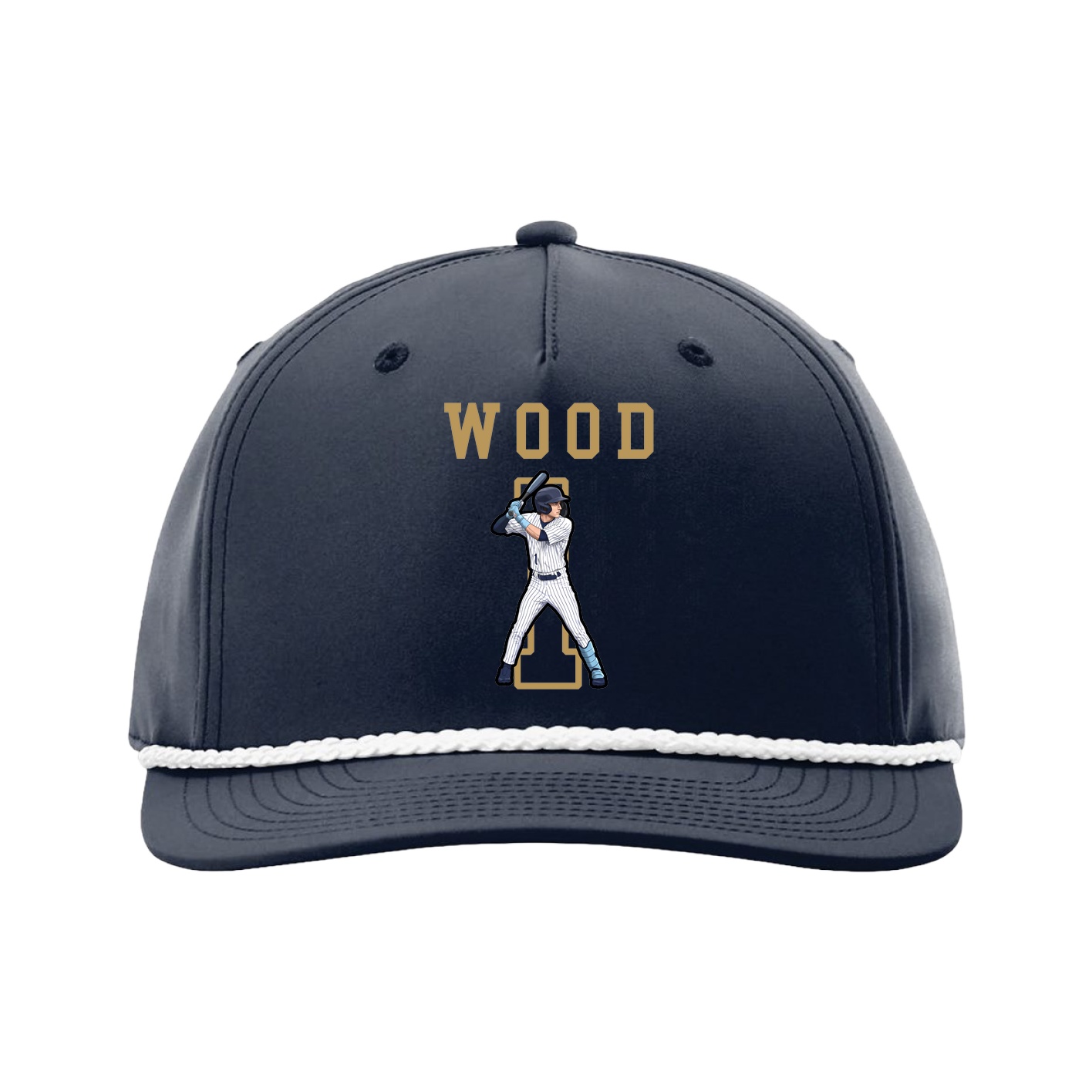 Five-Panel Classic Rope Cap — Shirsey in Navy