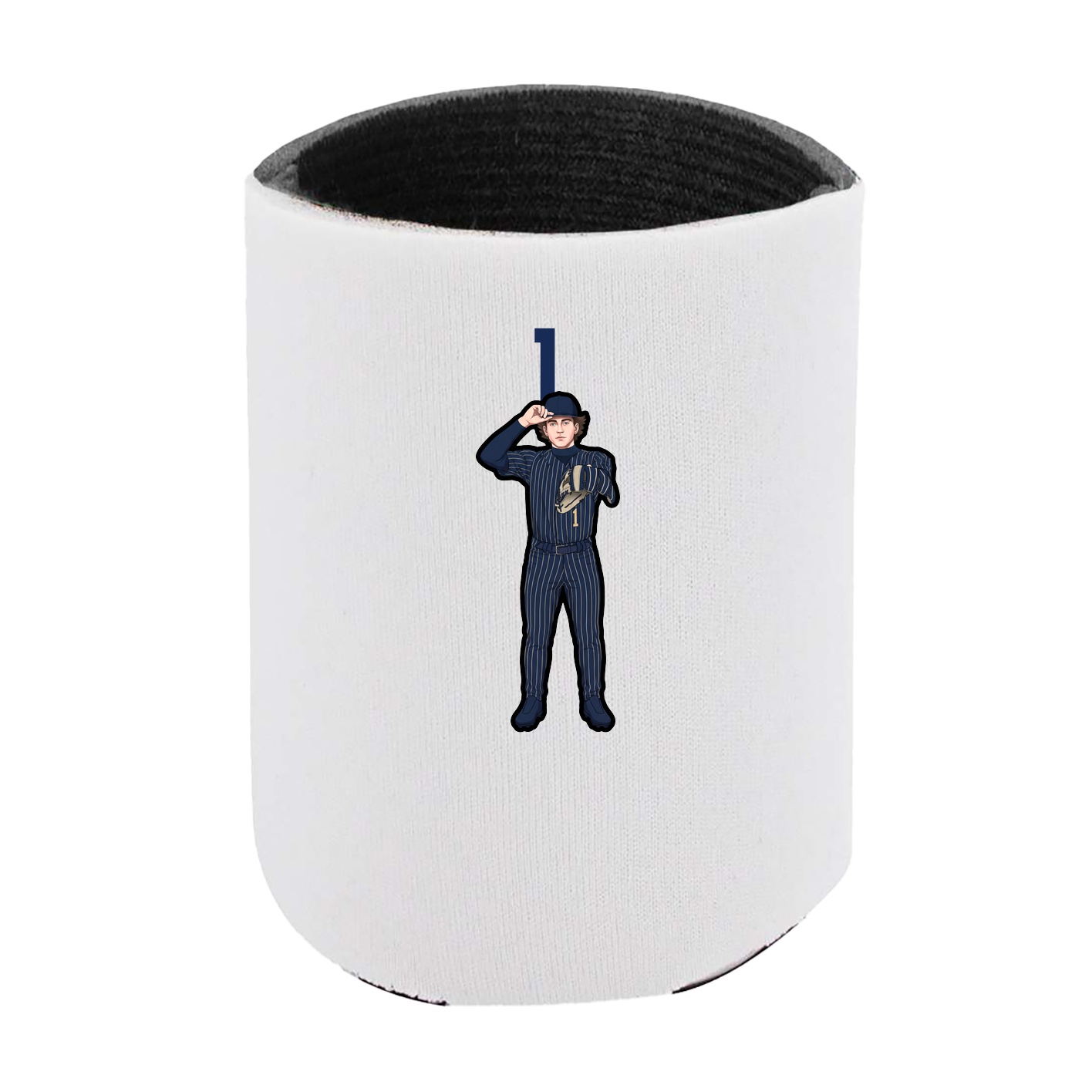 Can Holder — Number Top in White