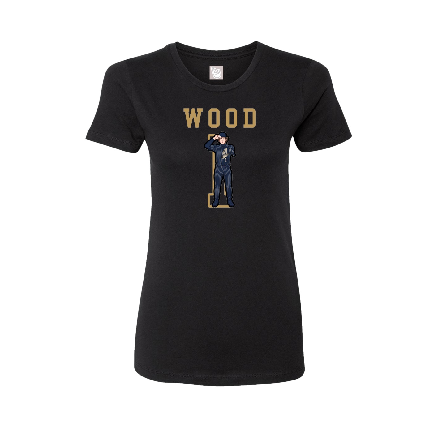 Fitted Women's Tee — Shirsey in Black