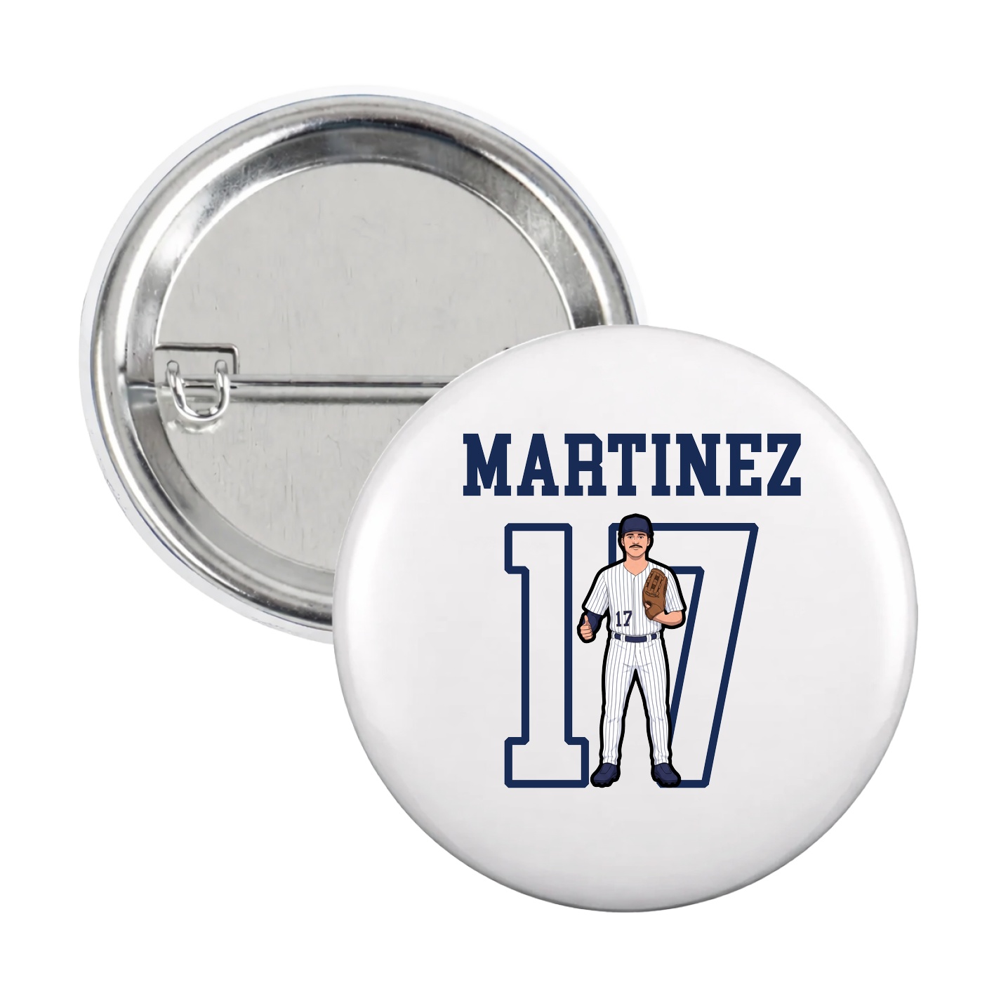 Game Day Button — Shirsey in White