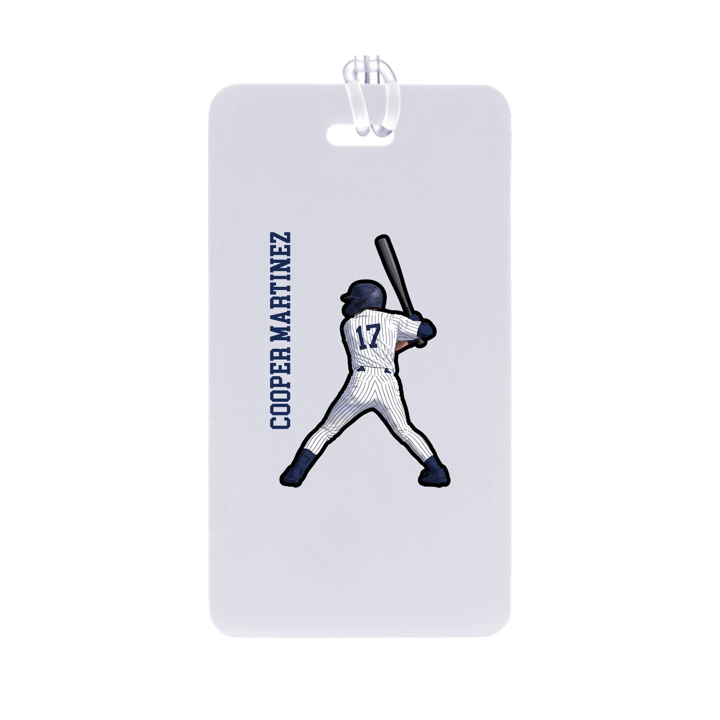 Bag Tag — Name Vertical in Classic