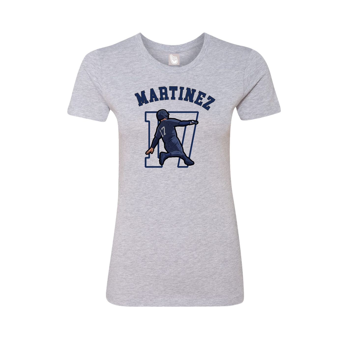 Fitted Women's Tee — Shirsey Arch in Grey