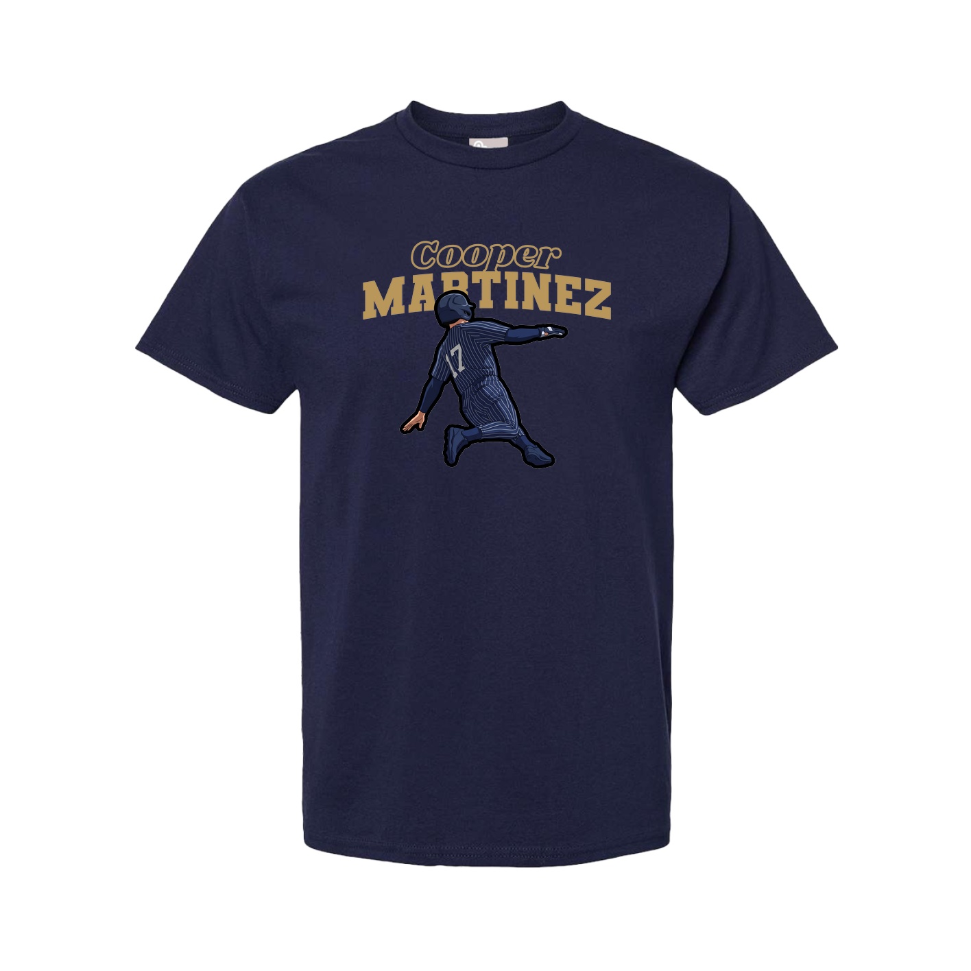 Tee — Name Arch in Navy