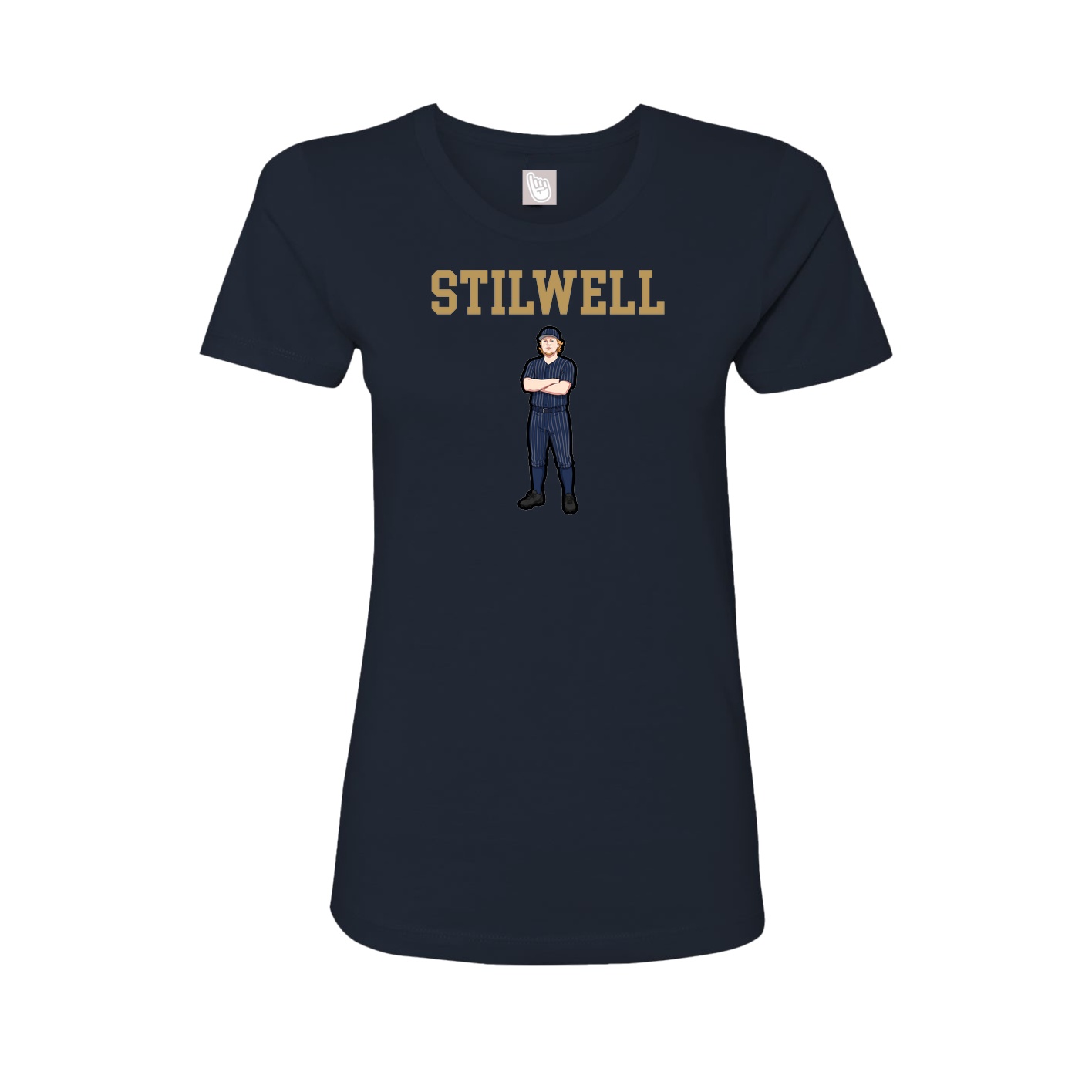 Fitted Women's Tee — Shirsey in Navy