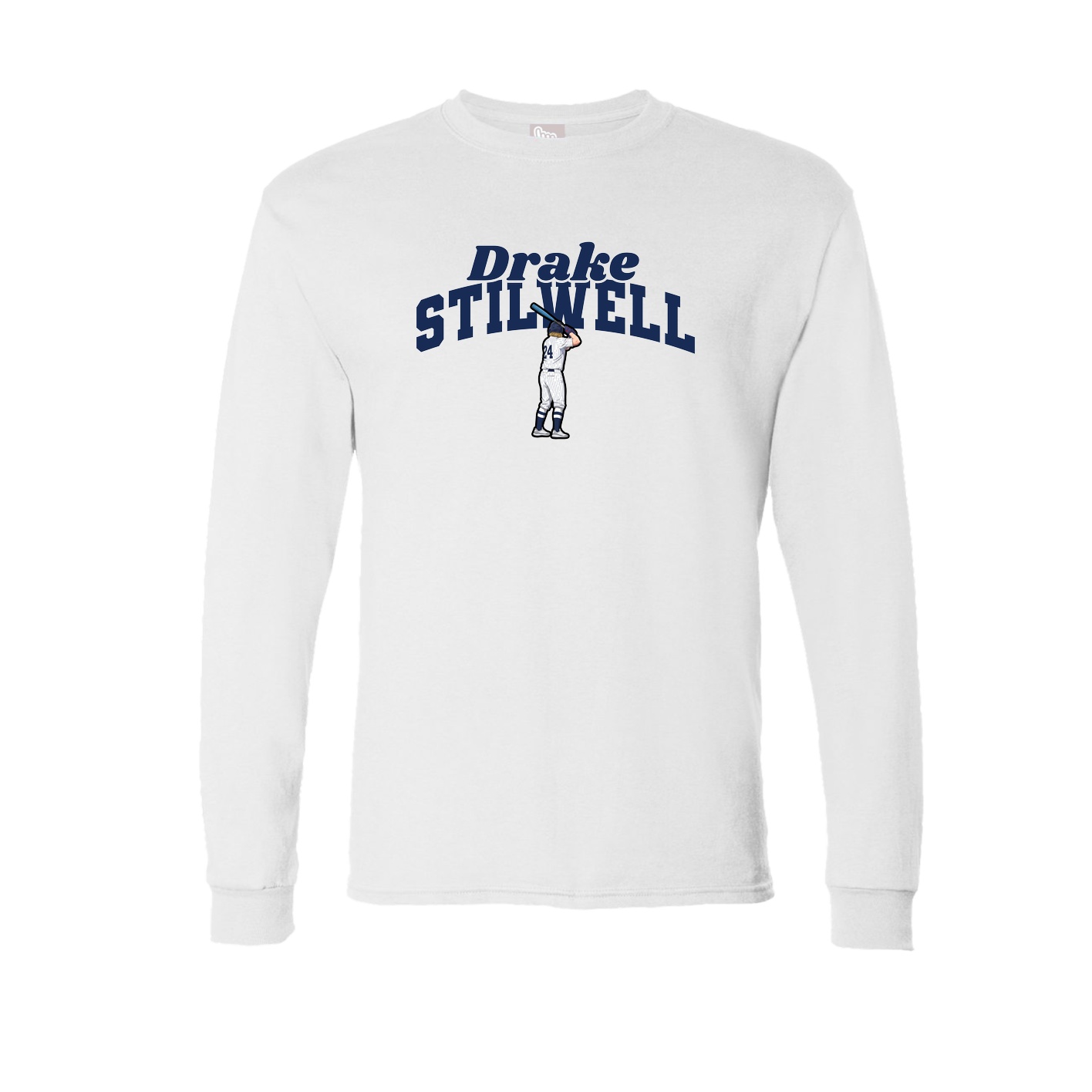 Long Sleeve Tee — Signature Arch in White