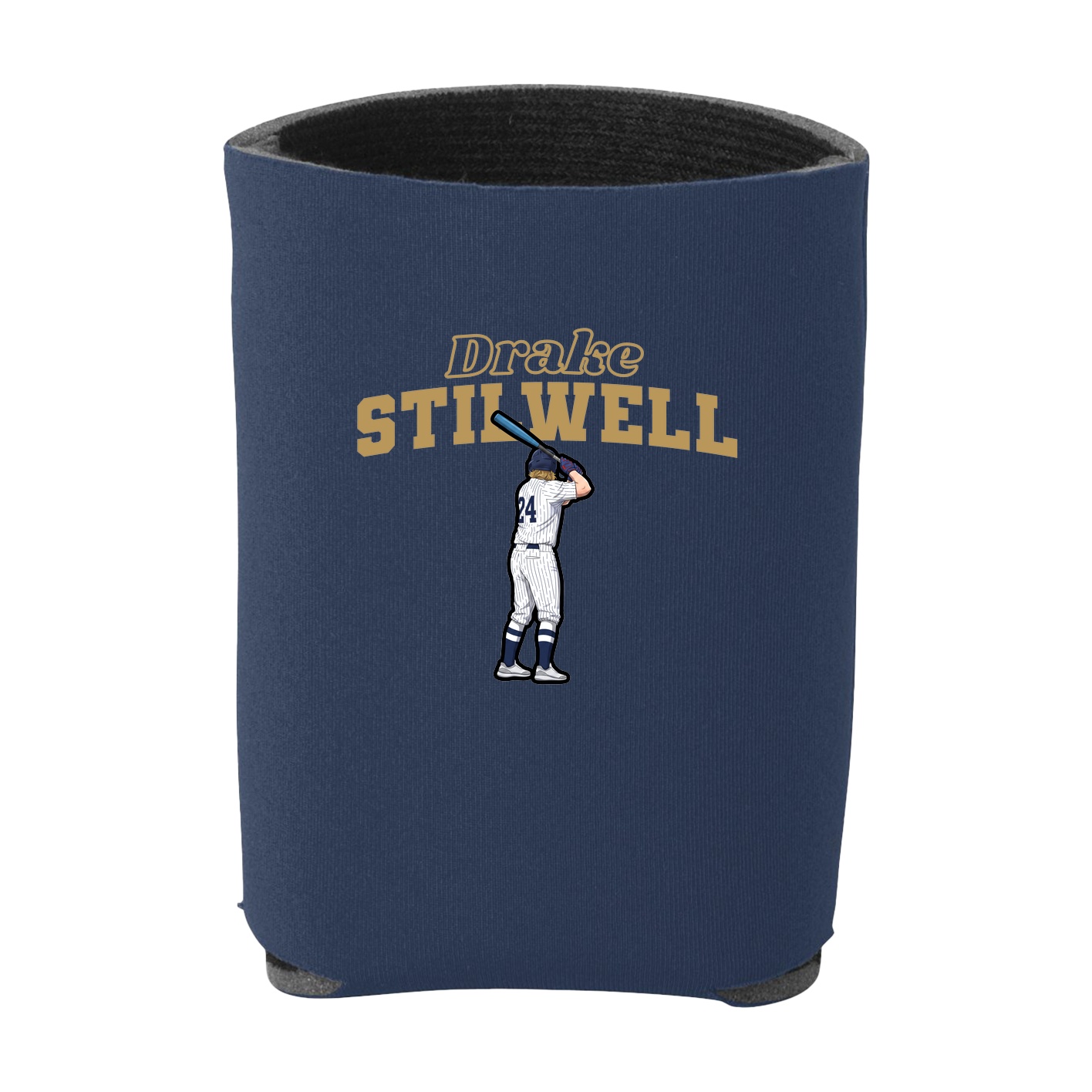 Can Holder — Name Arch in Navy