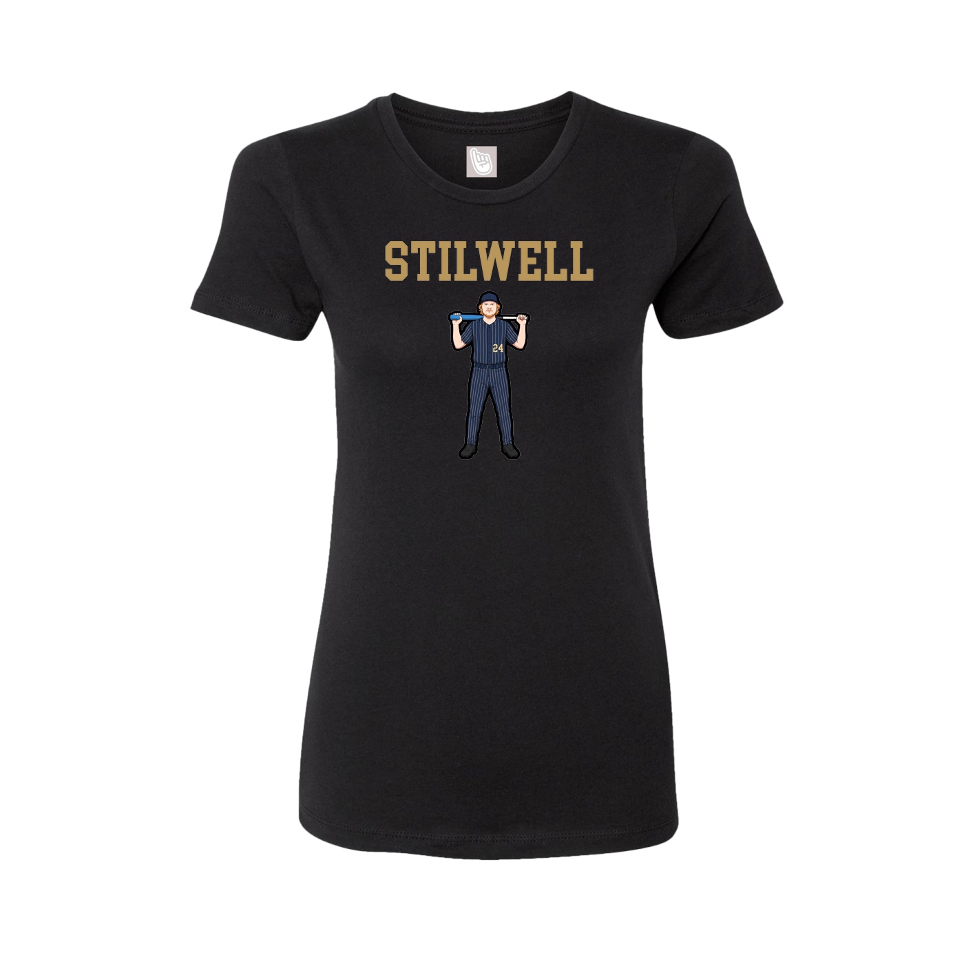 Fitted Women's Tee — Shirsey in Black