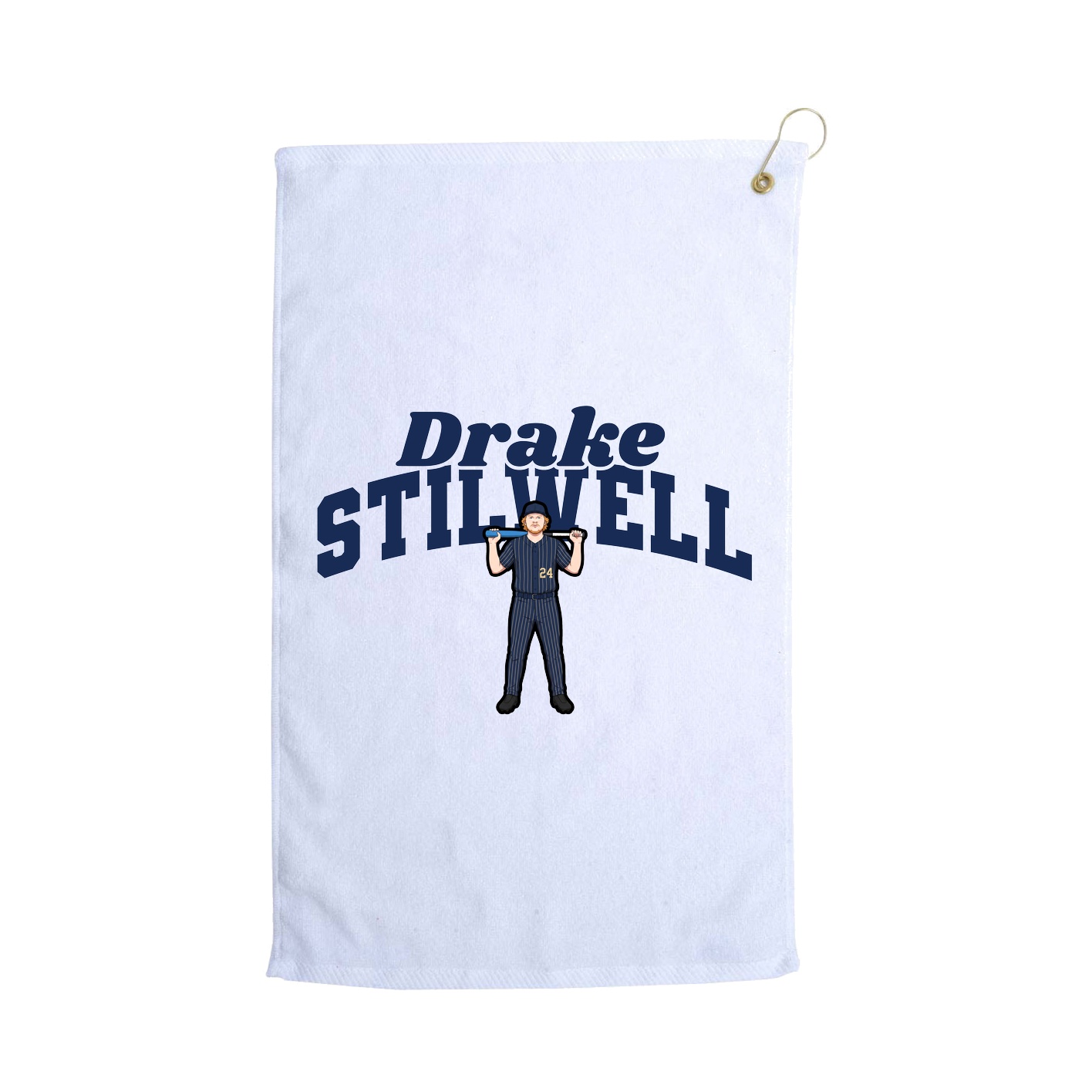 Golf Towel — Signature Arch in White