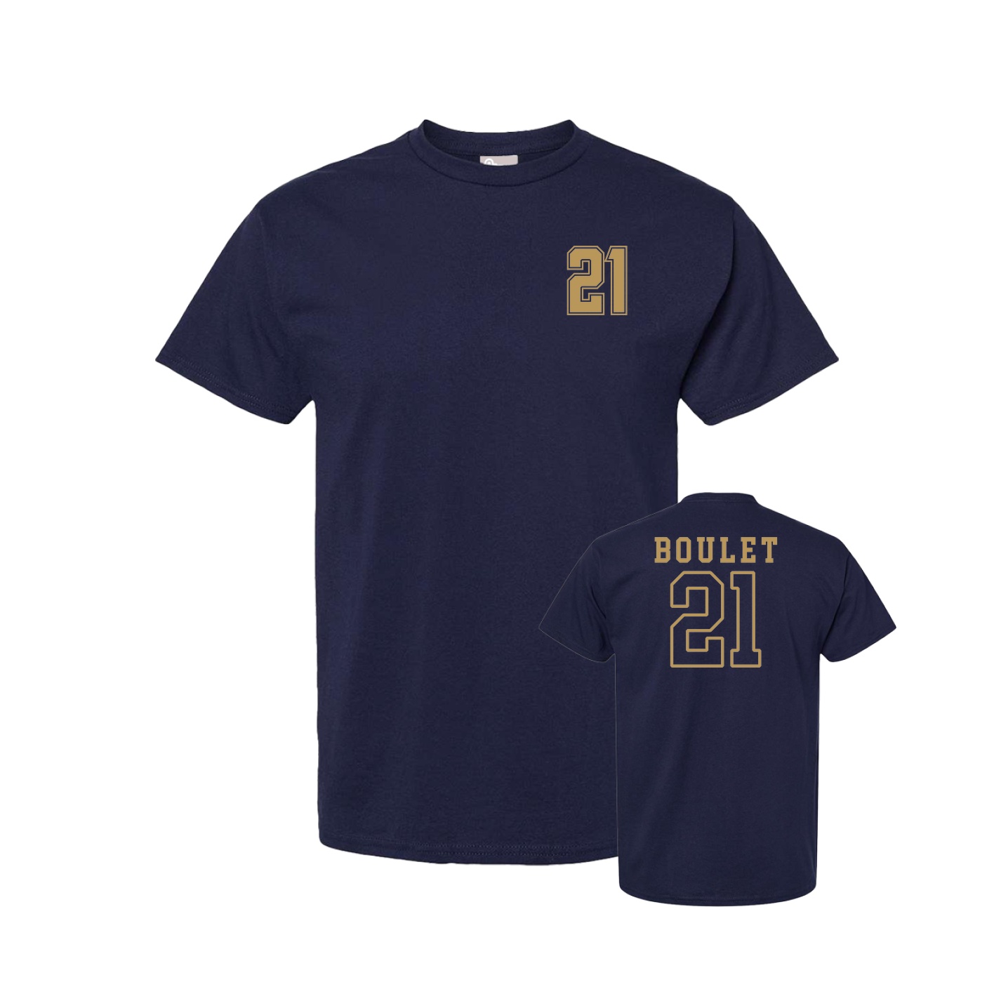 Tee — Chest Back in Navy