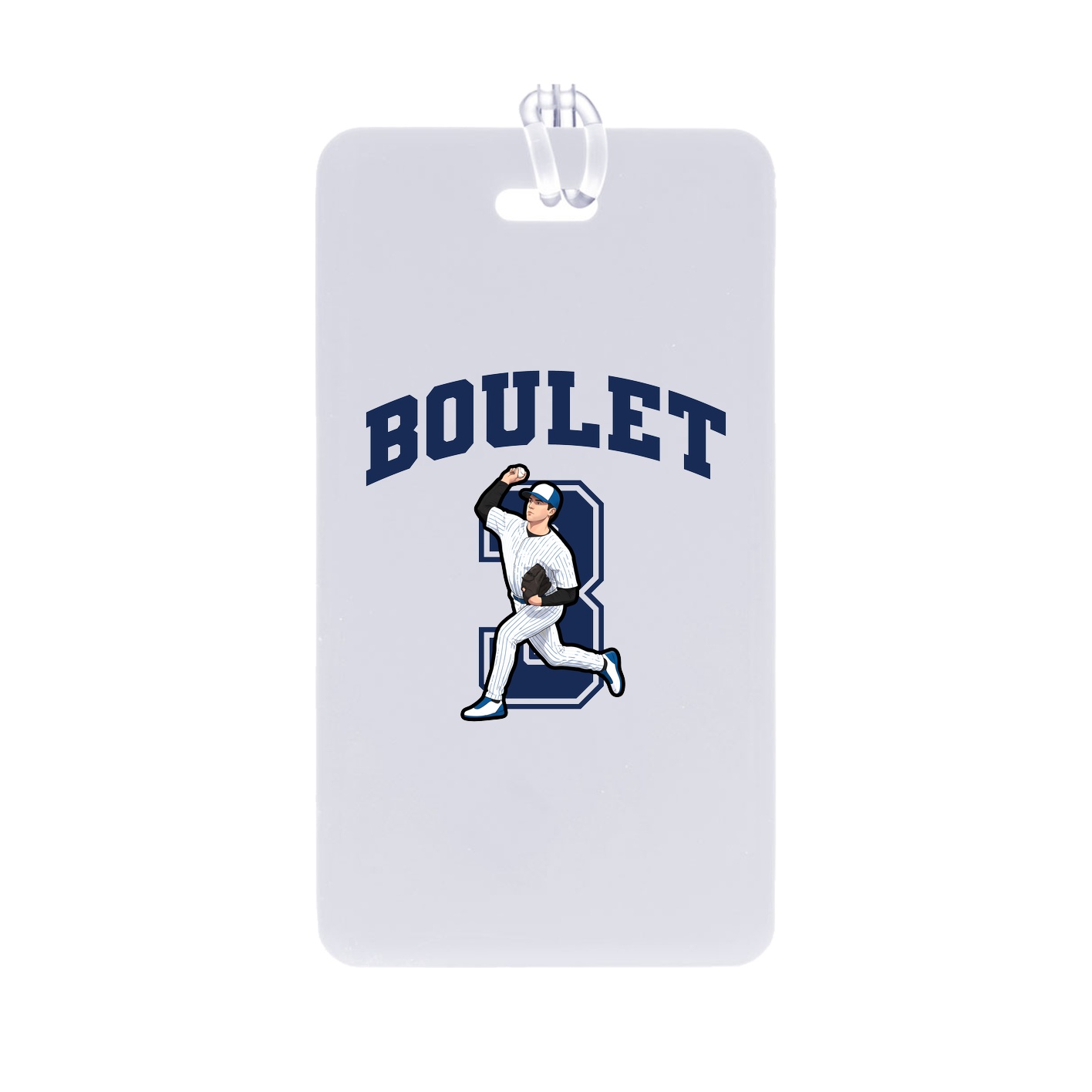 Bag Tag — Number in Classic