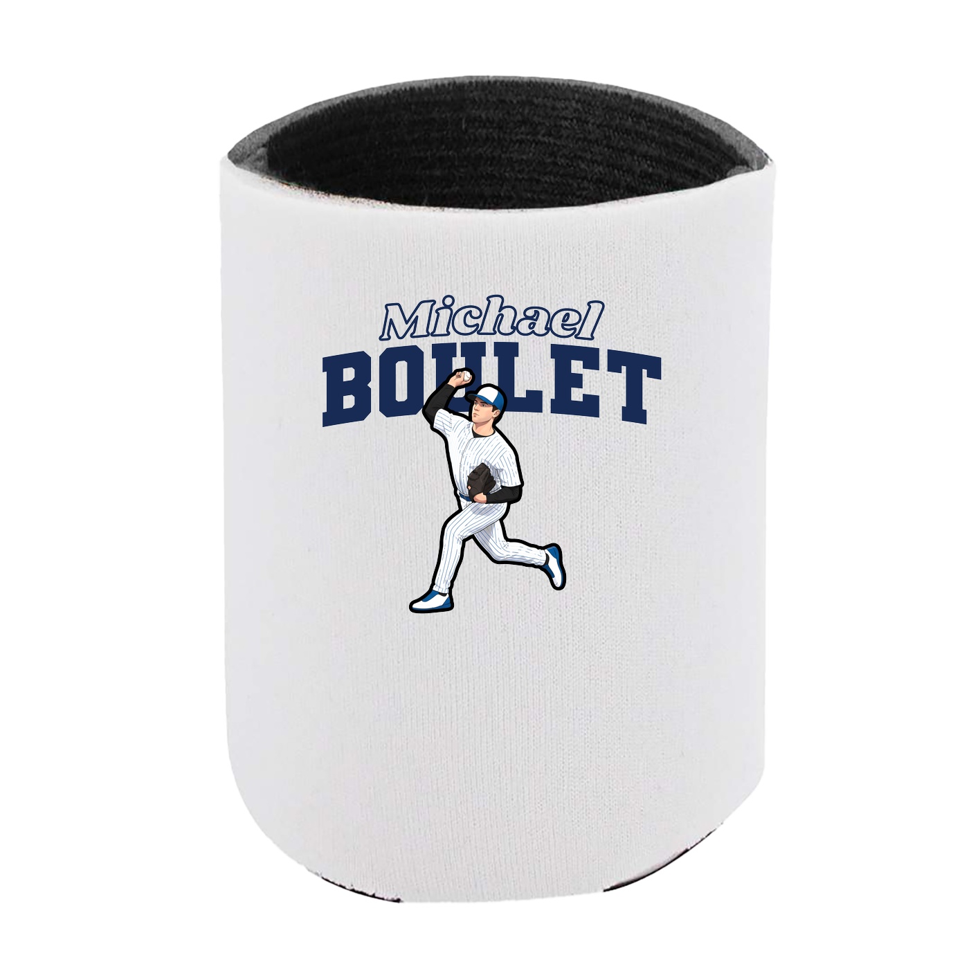 Can Holder — Name Arch in White