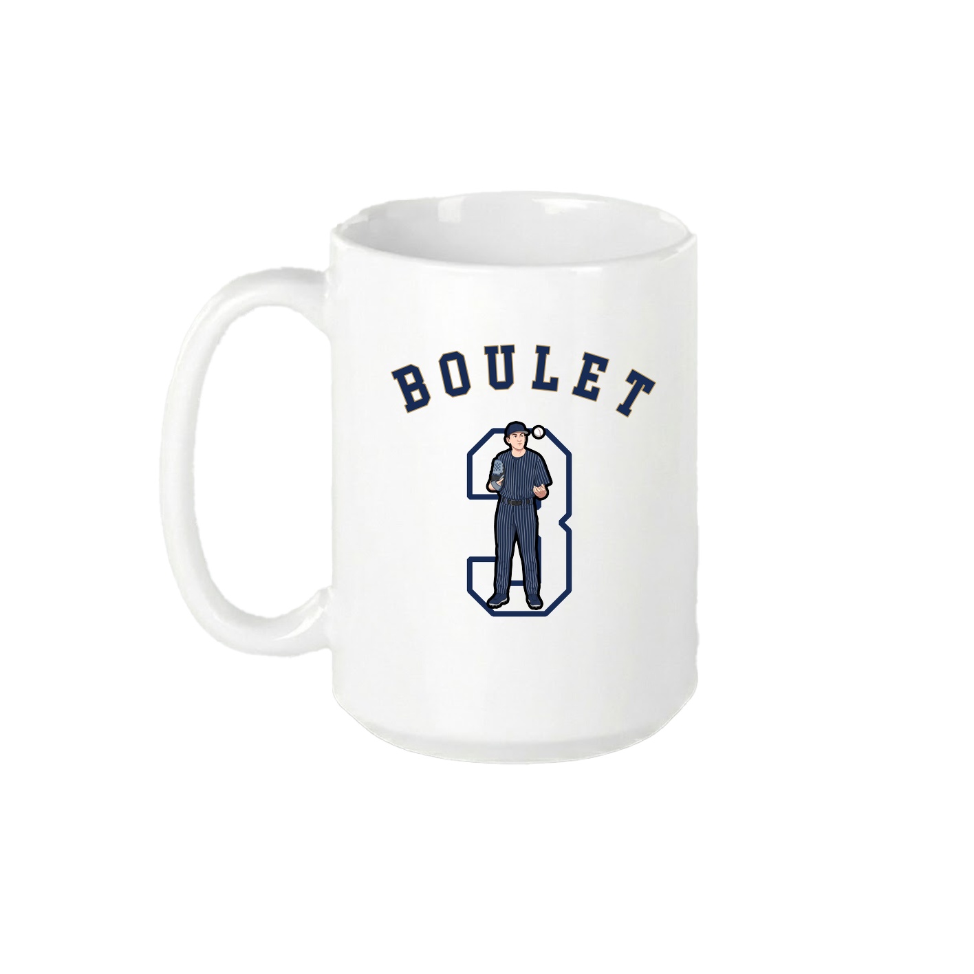 15oz Coffee Mug — Shirsey Arch in White
