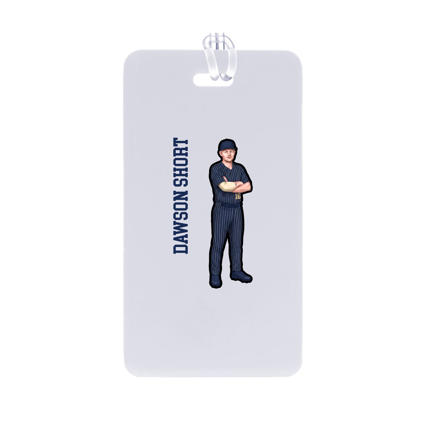 Bag Tag — Name Vertical in Classic