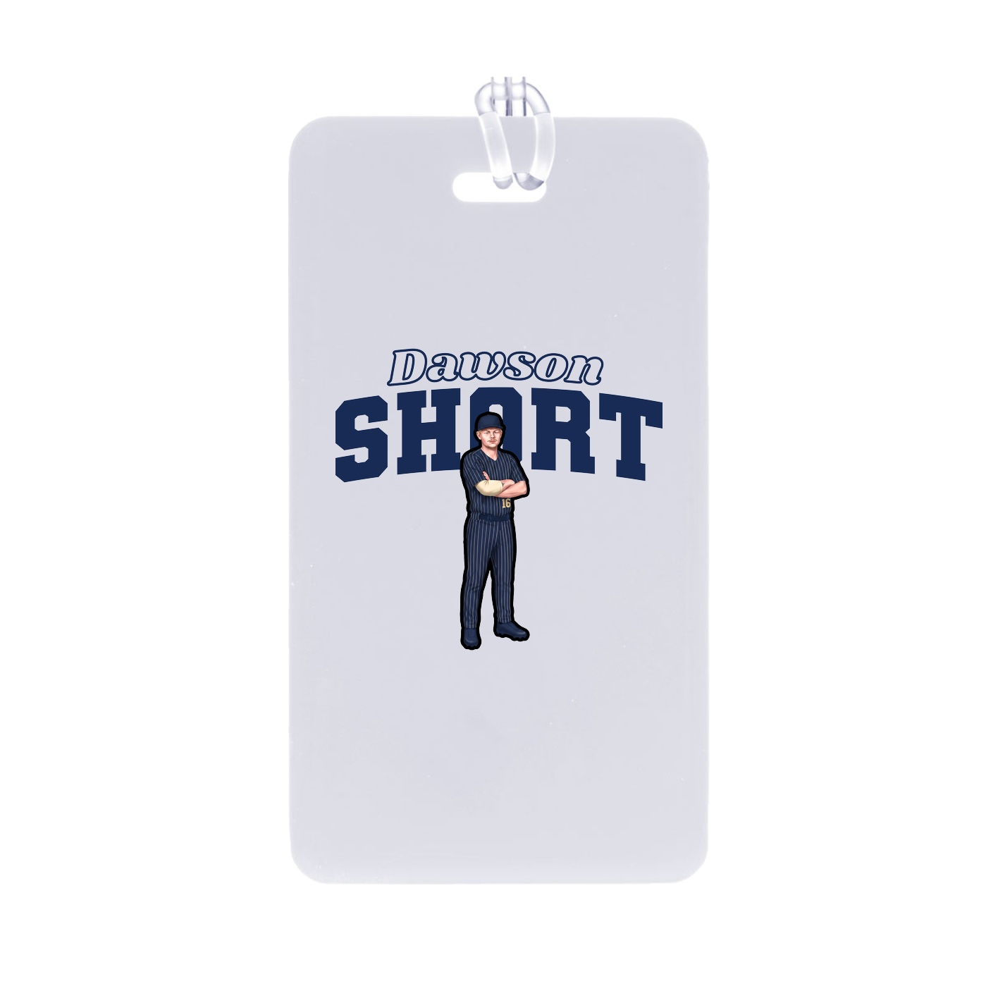 Bag Tag — Name Arch in Classic