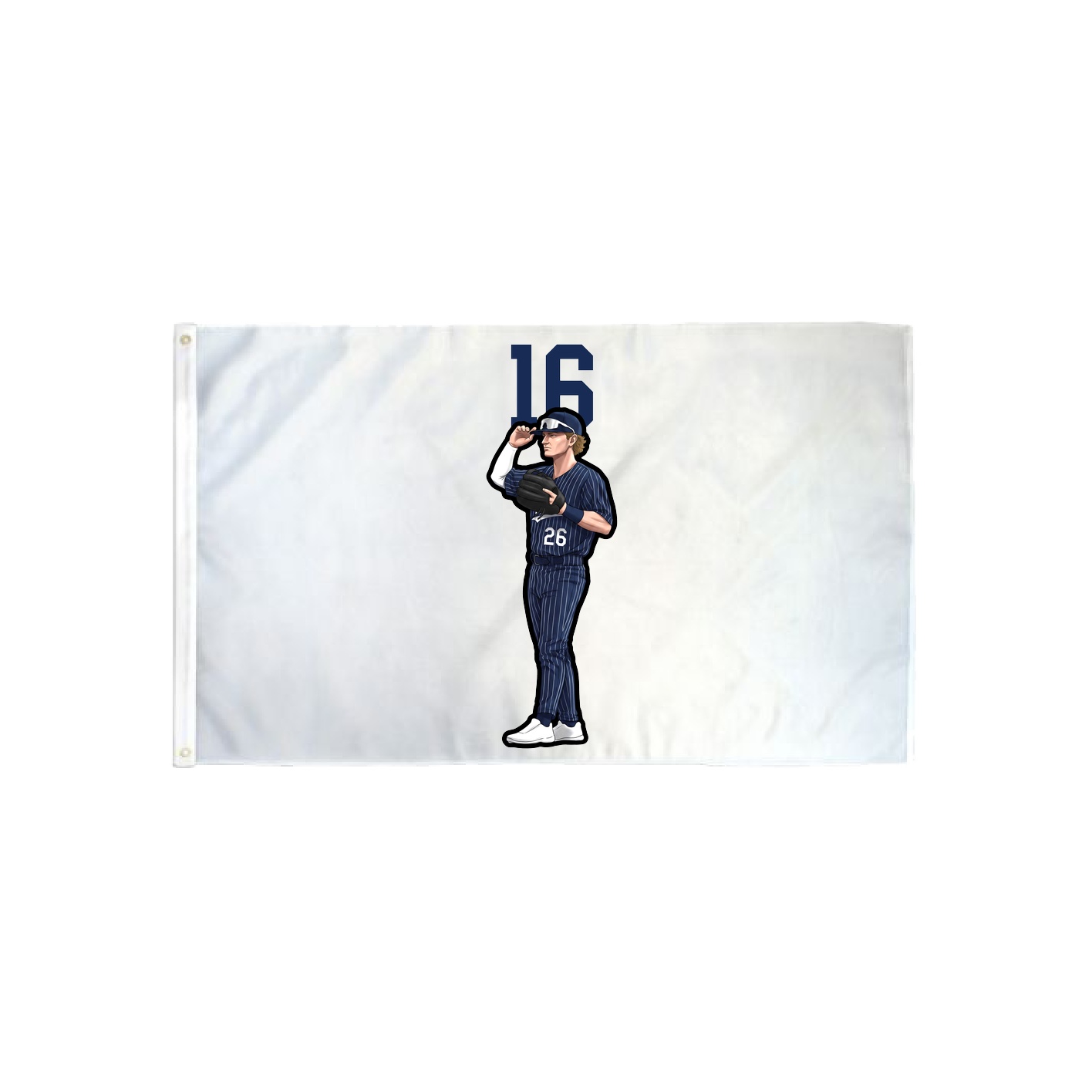 3x5 Flag — Number Top in Classic