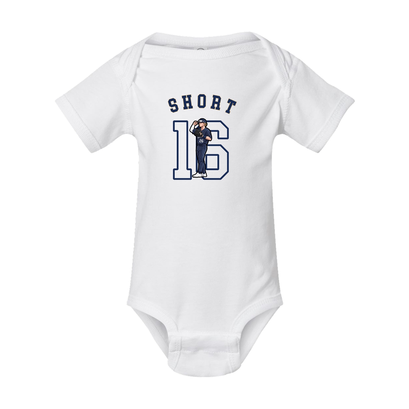 Baby Onesie — Shirsey Arch in White