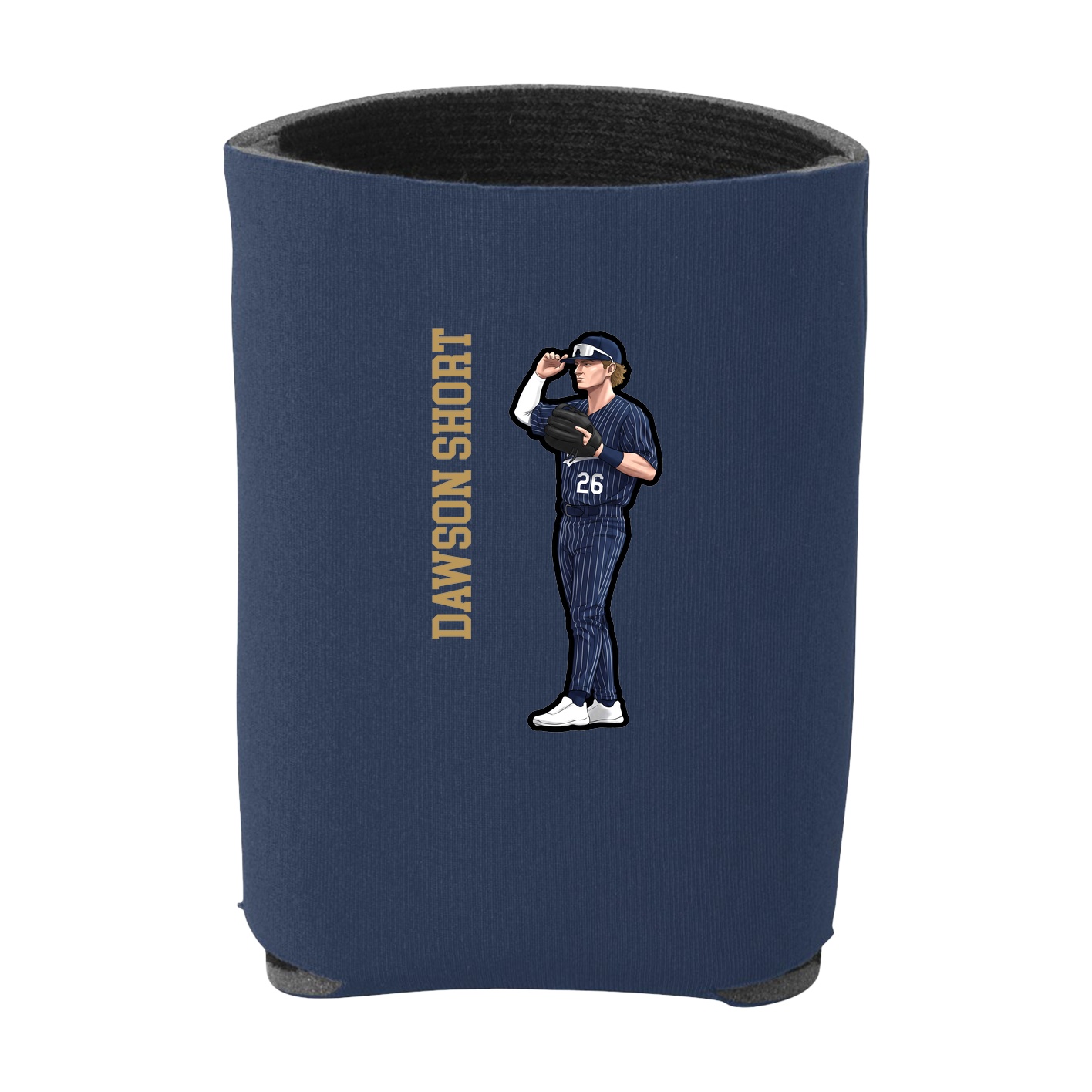 Can Holder — Name Vertical in Navy
