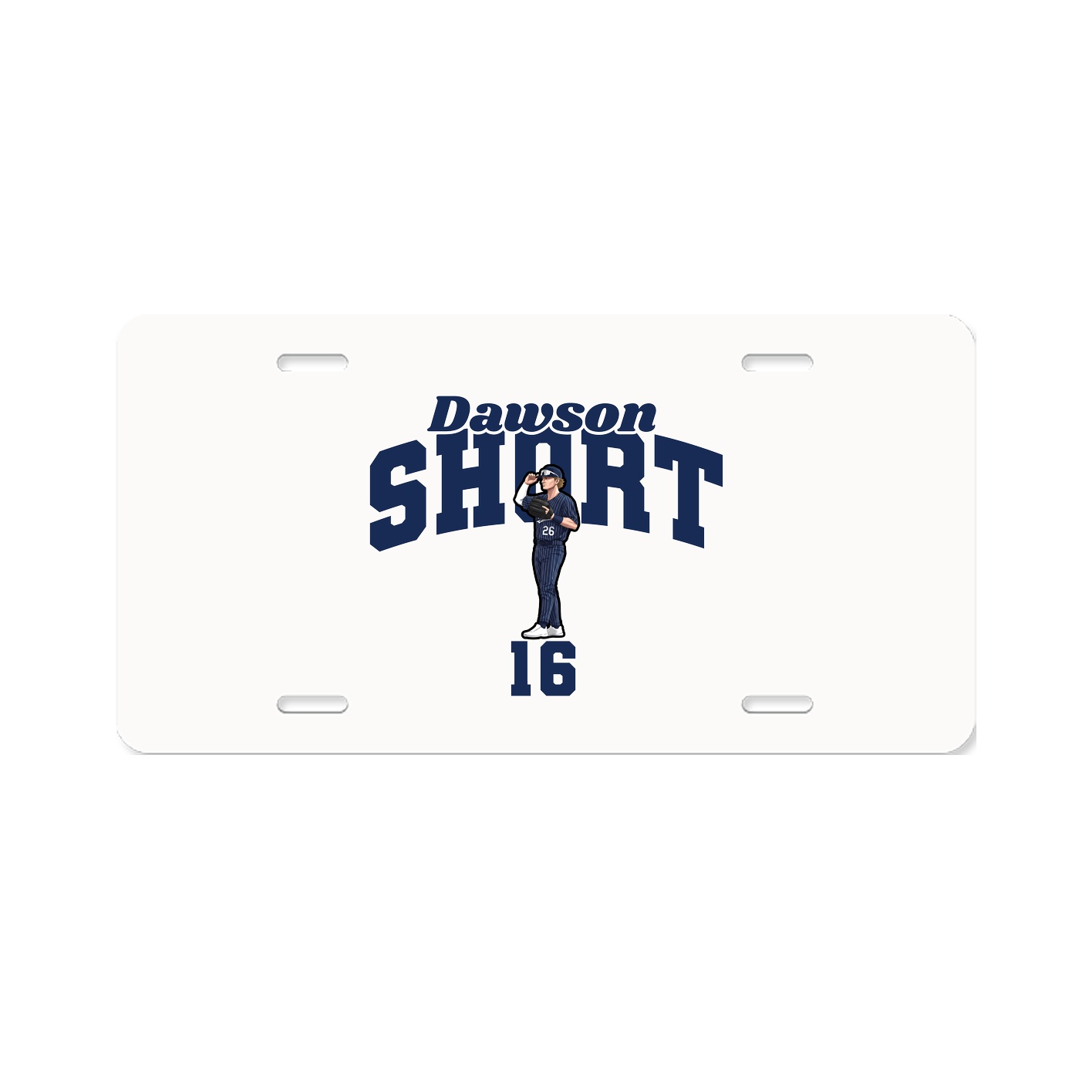 License Plate — Signature Arch in Classic