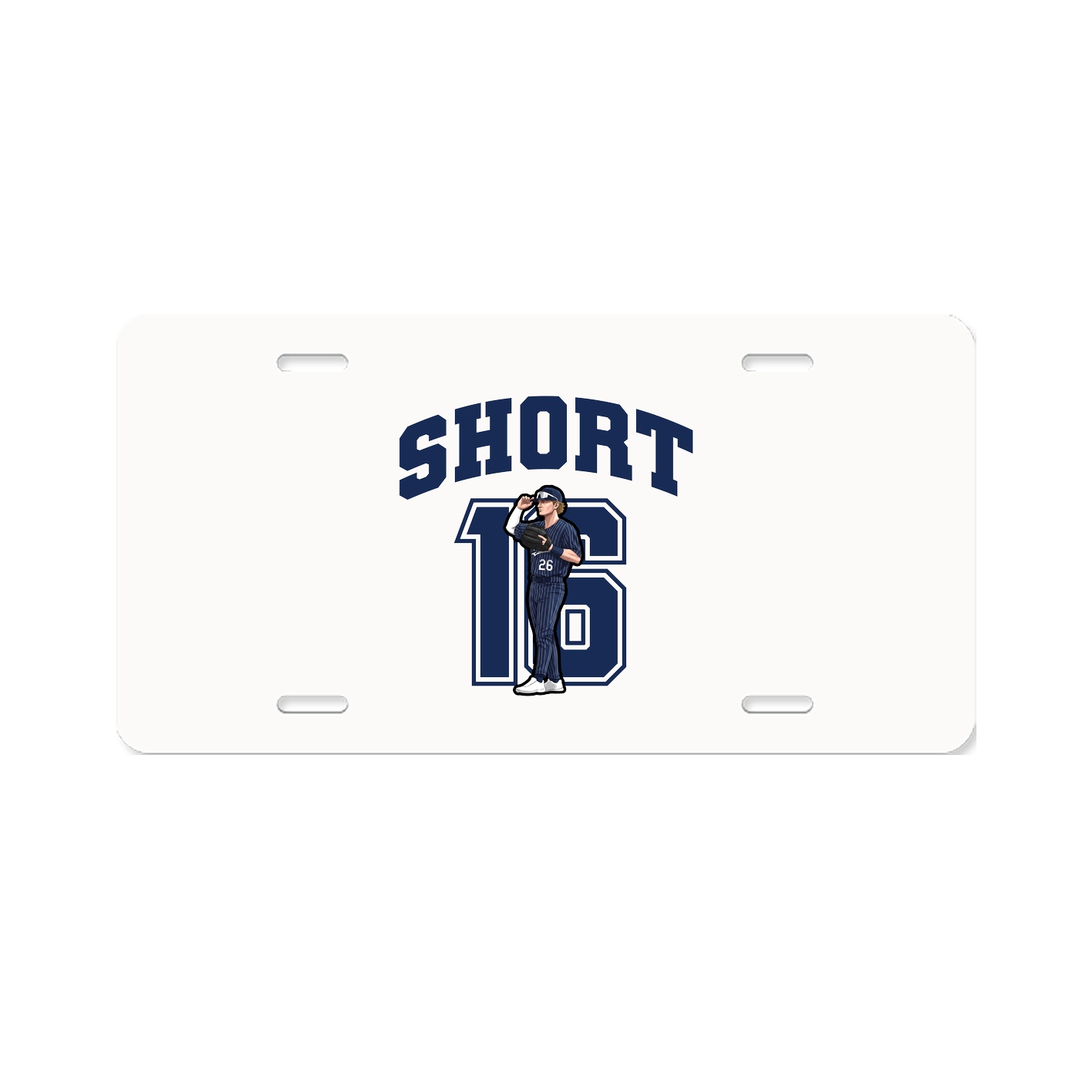 License Plate — Number in Classic