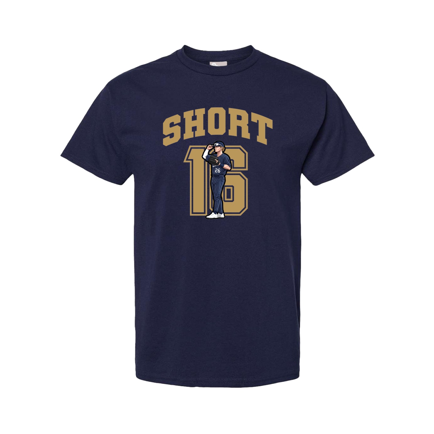 Tee — Number in Navy